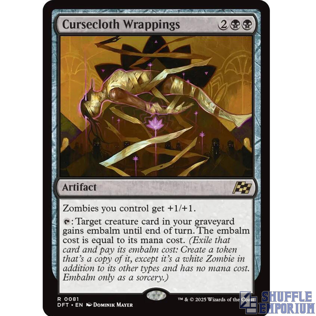 Cursecloth Wrappings - Aetherdrift (DFT) (Foil)