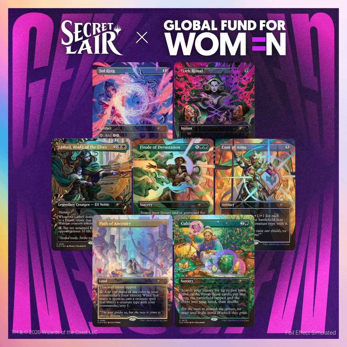 Magic the Gathering X Secret Lair | Their Magic is Limitless (Non-Foil)