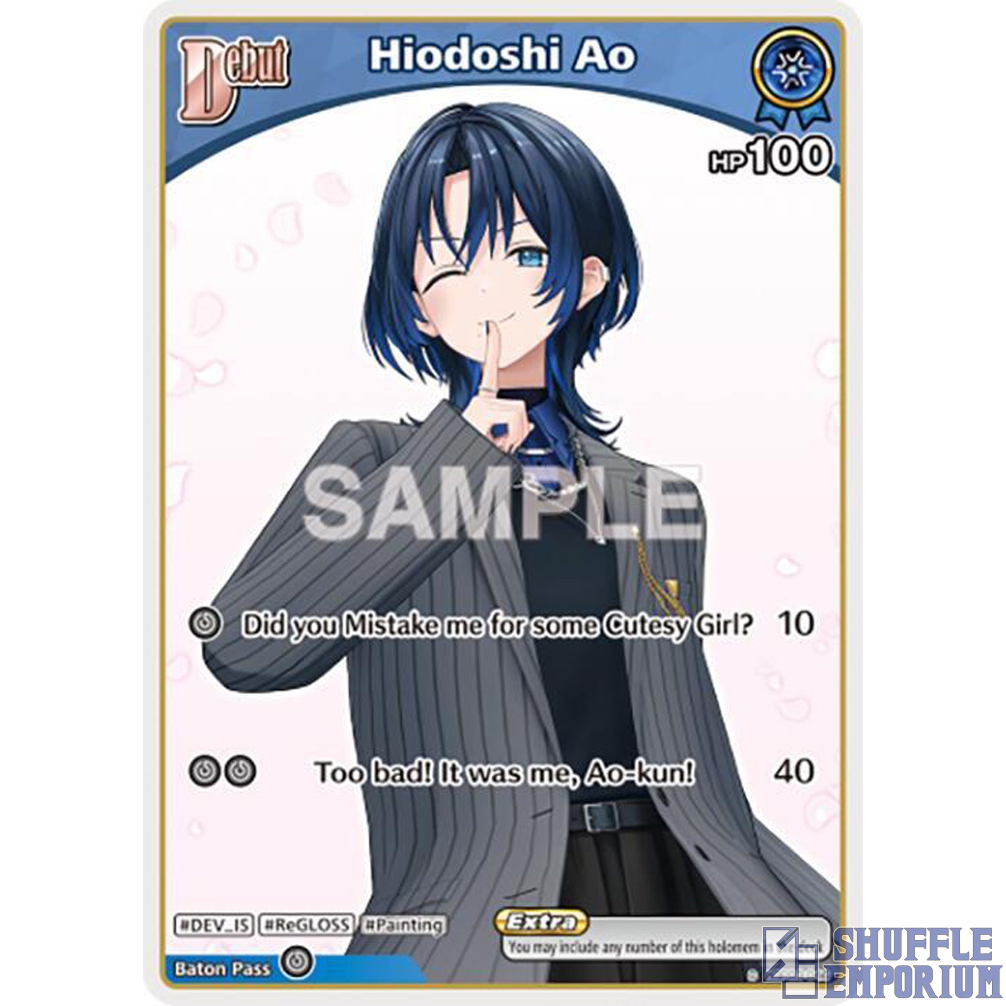 Hololive OCG: Hiodoshi Ao (C) [hBP03-046]