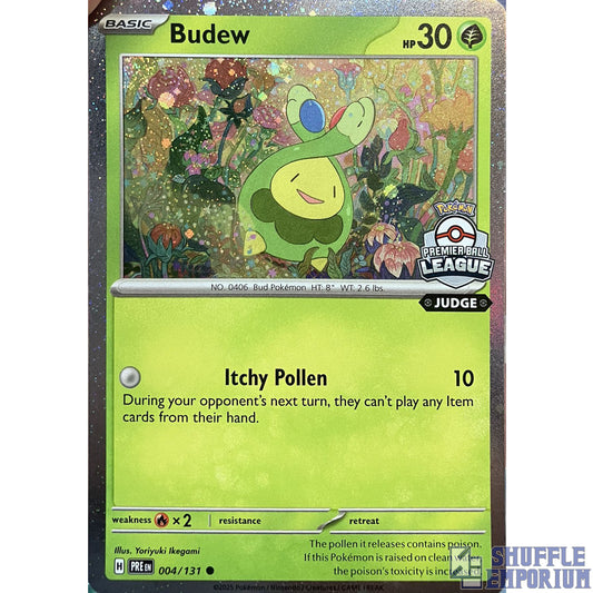 Pokemon TCG: Budew "Premier Ball League" Judge Stamp Promo [004/131]