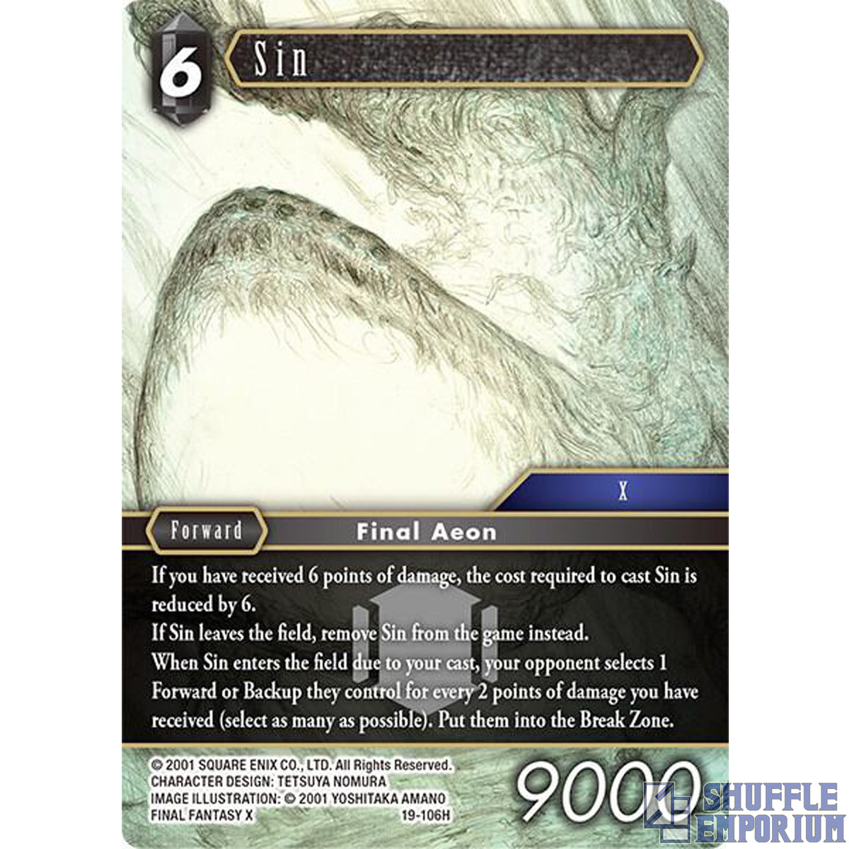 Final Fantasy TCG: Sin [19-106H]