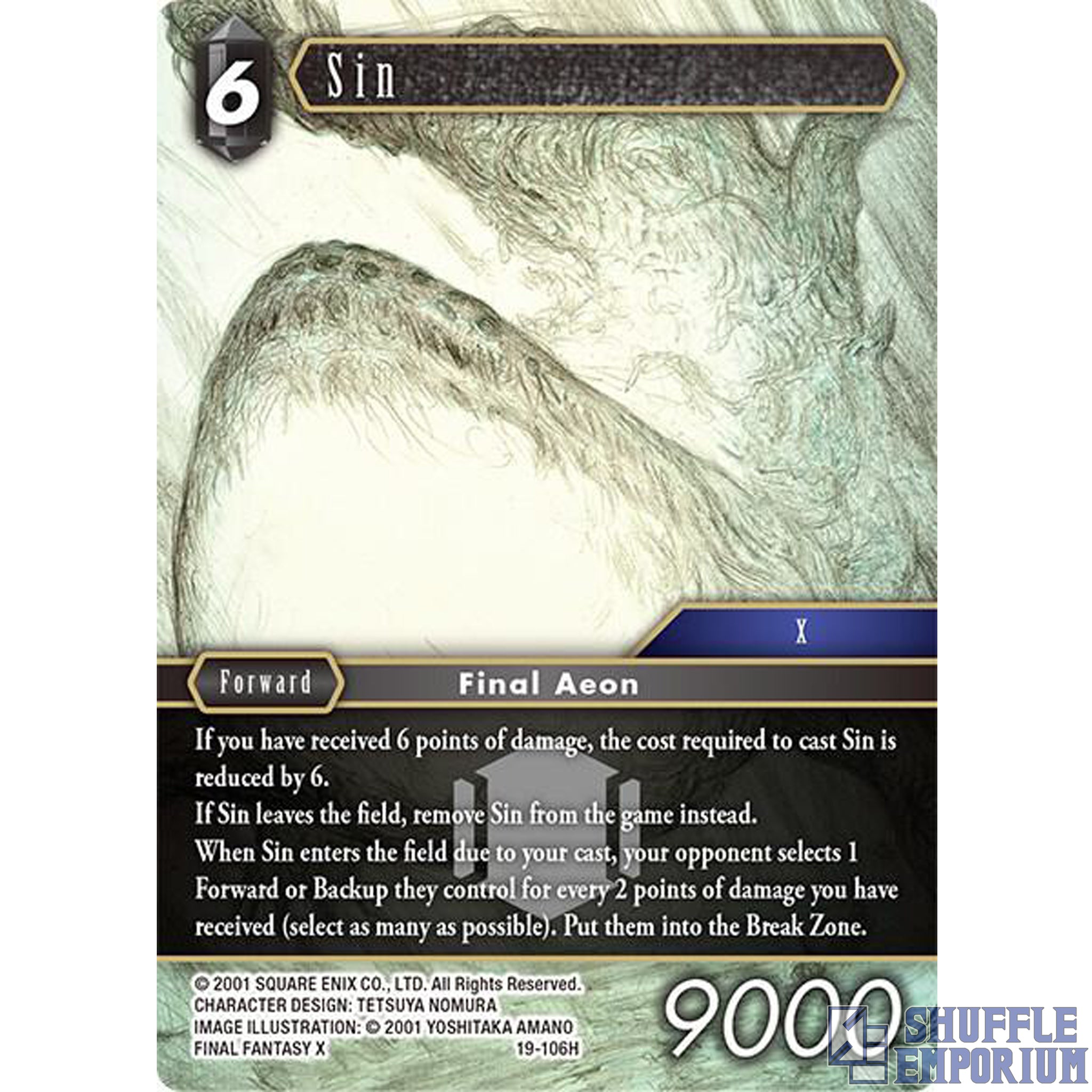 Final Fantasy TCG: Sin [19-106H]
