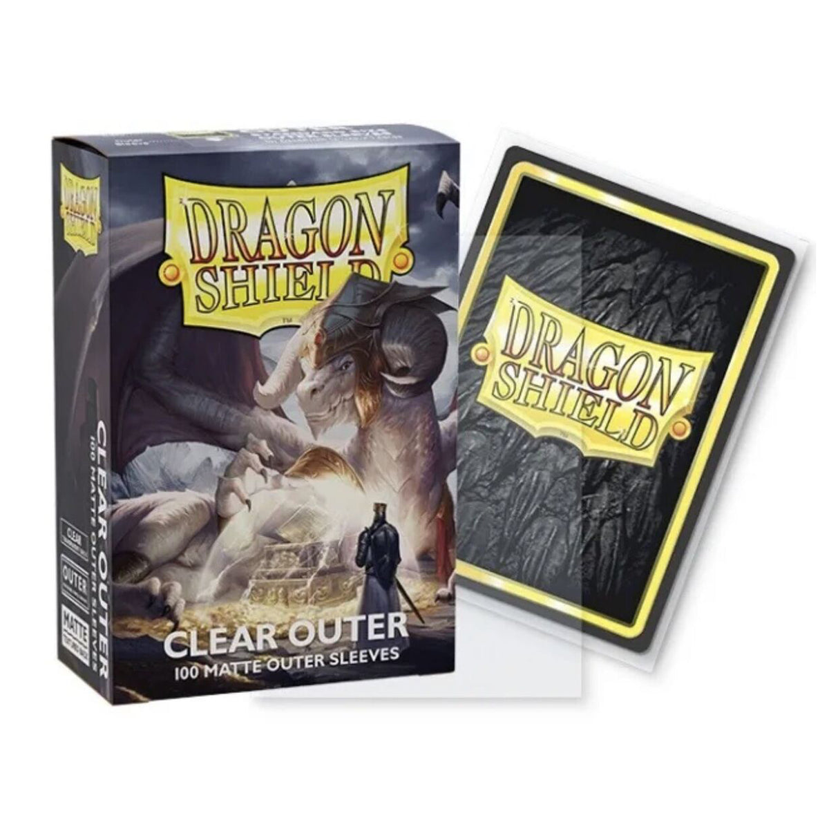 Dragonshield: Clear - Matte Outer Sleeves