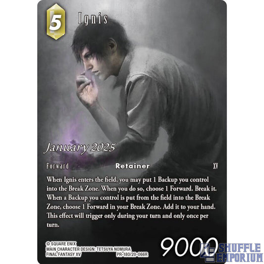 Final Fantasy TCG: Ignis (PR-180/20-066R) Promo