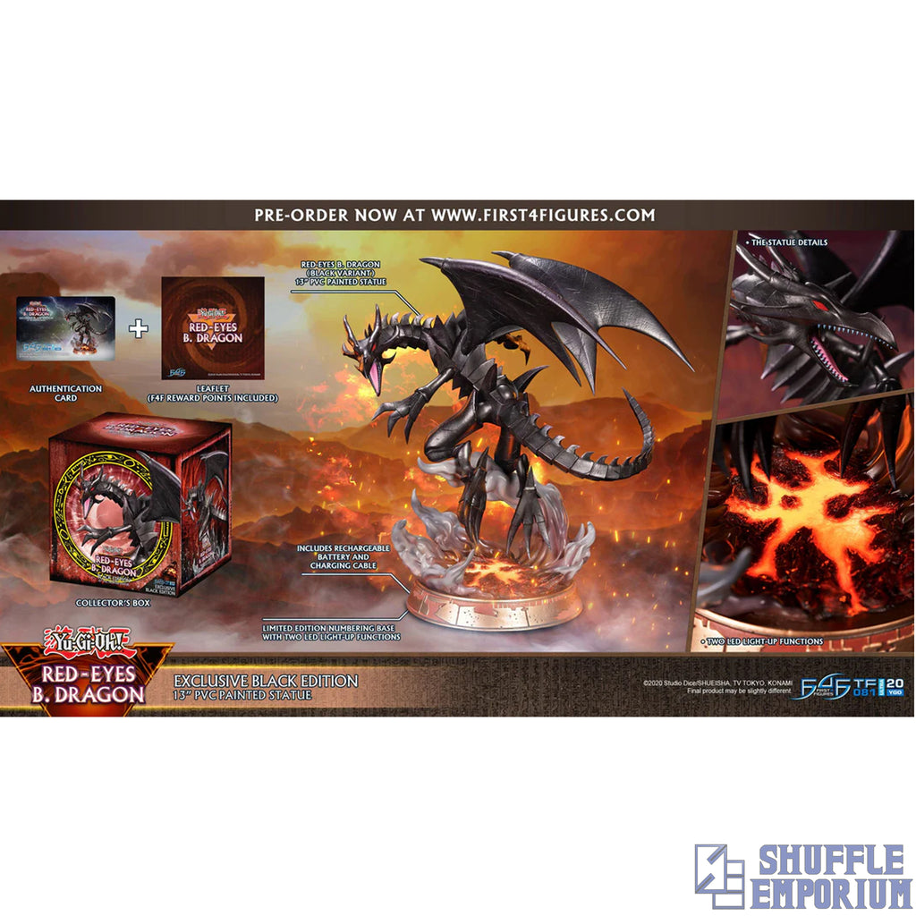 First4Figure: Yu-Gi-Oh! – Red-Eyes B. Dragon (Exclusive Black Edition)