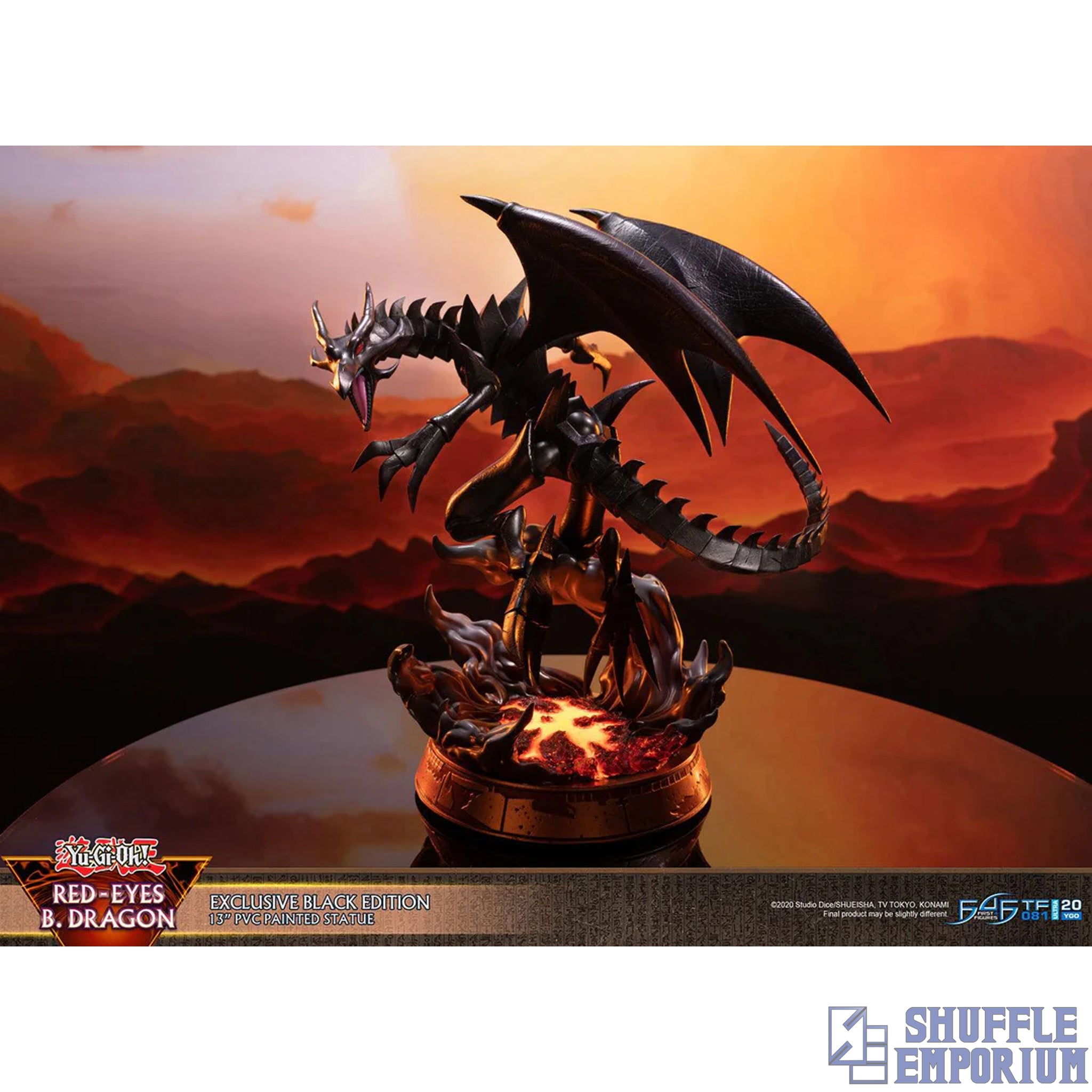 First4Figure: Yu-Gi-Oh! – Red-Eyes B. Dragon (Exclusive Black Edition)