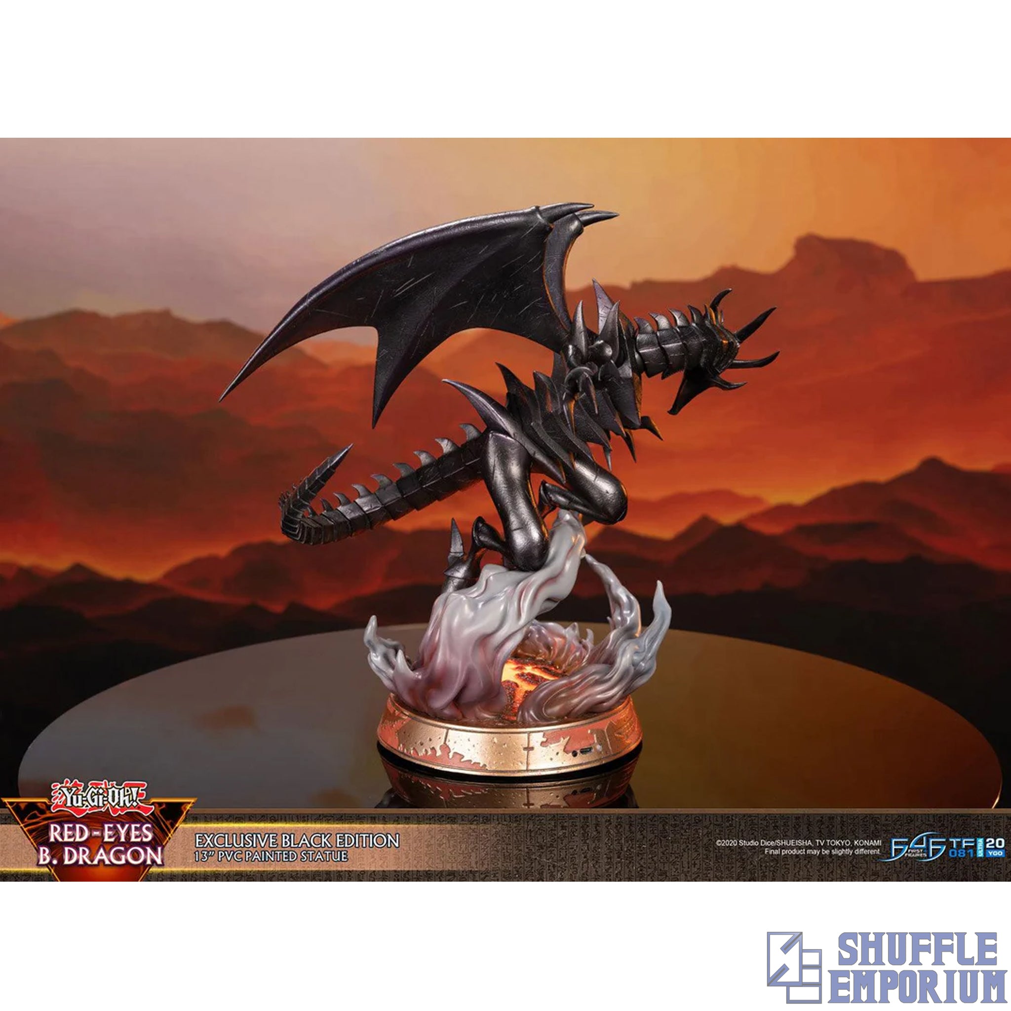 First4Figure: Yu-Gi-Oh! – Red-Eyes B. Dragon (Exclusive Black Edition)