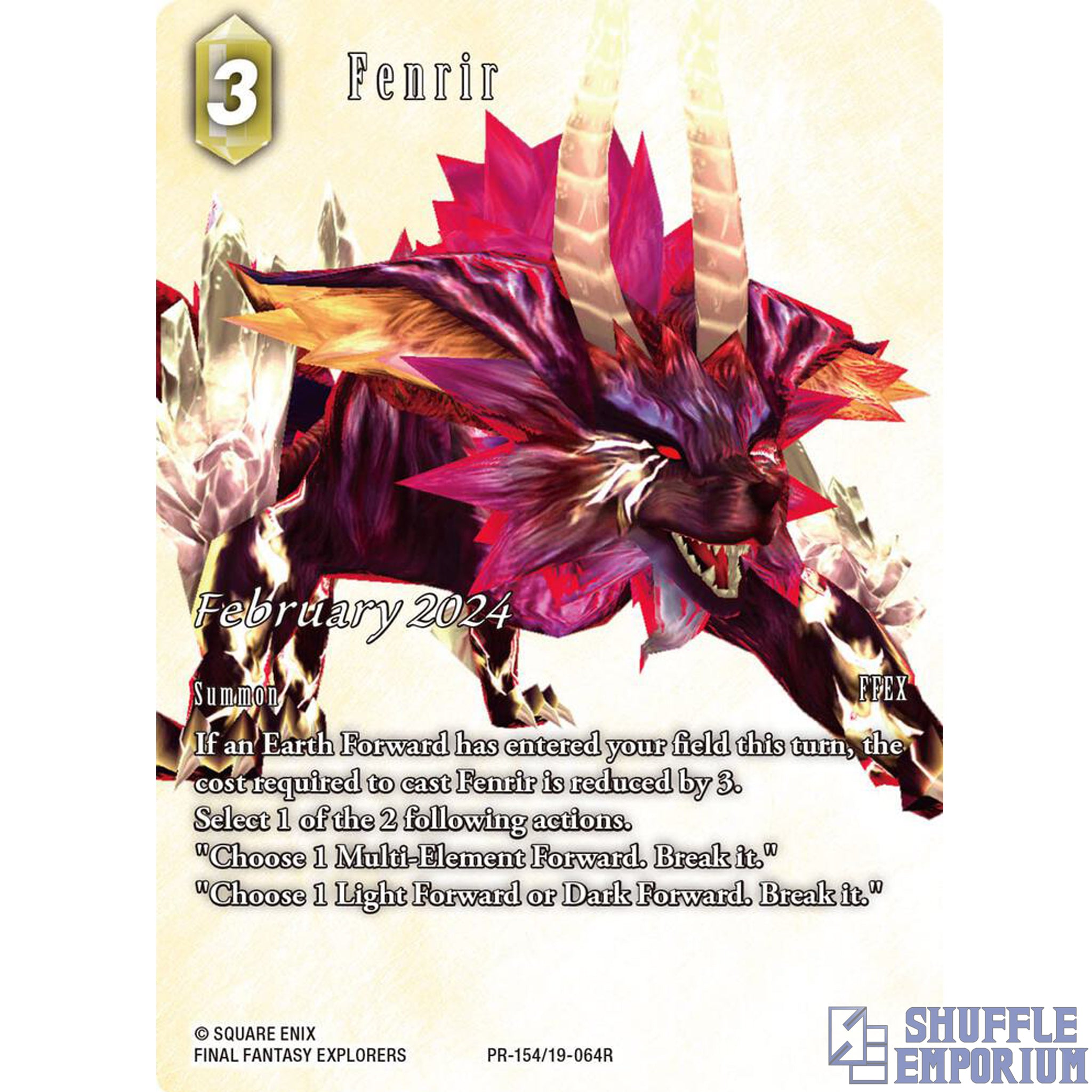 Final Fantasy TCG: Fenrir [PR-154/19-064R] Promo