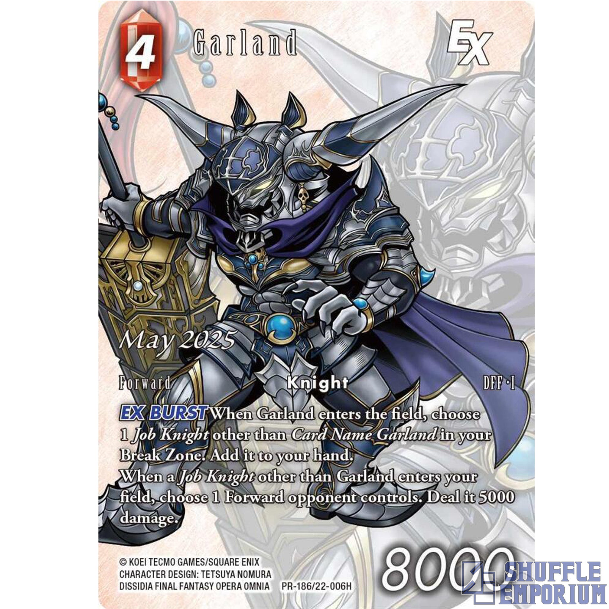 Final Fantasy TCG: Garland EX (PR-186/22-006H) Promo