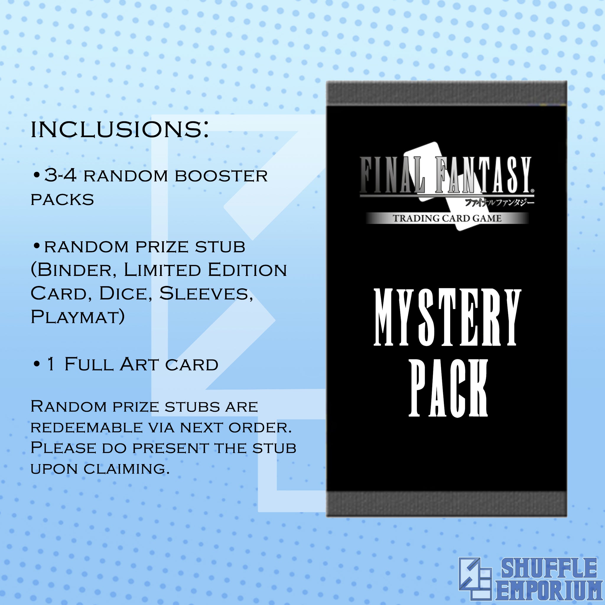 Final Fantasy TCG: Mystery Booster Packets