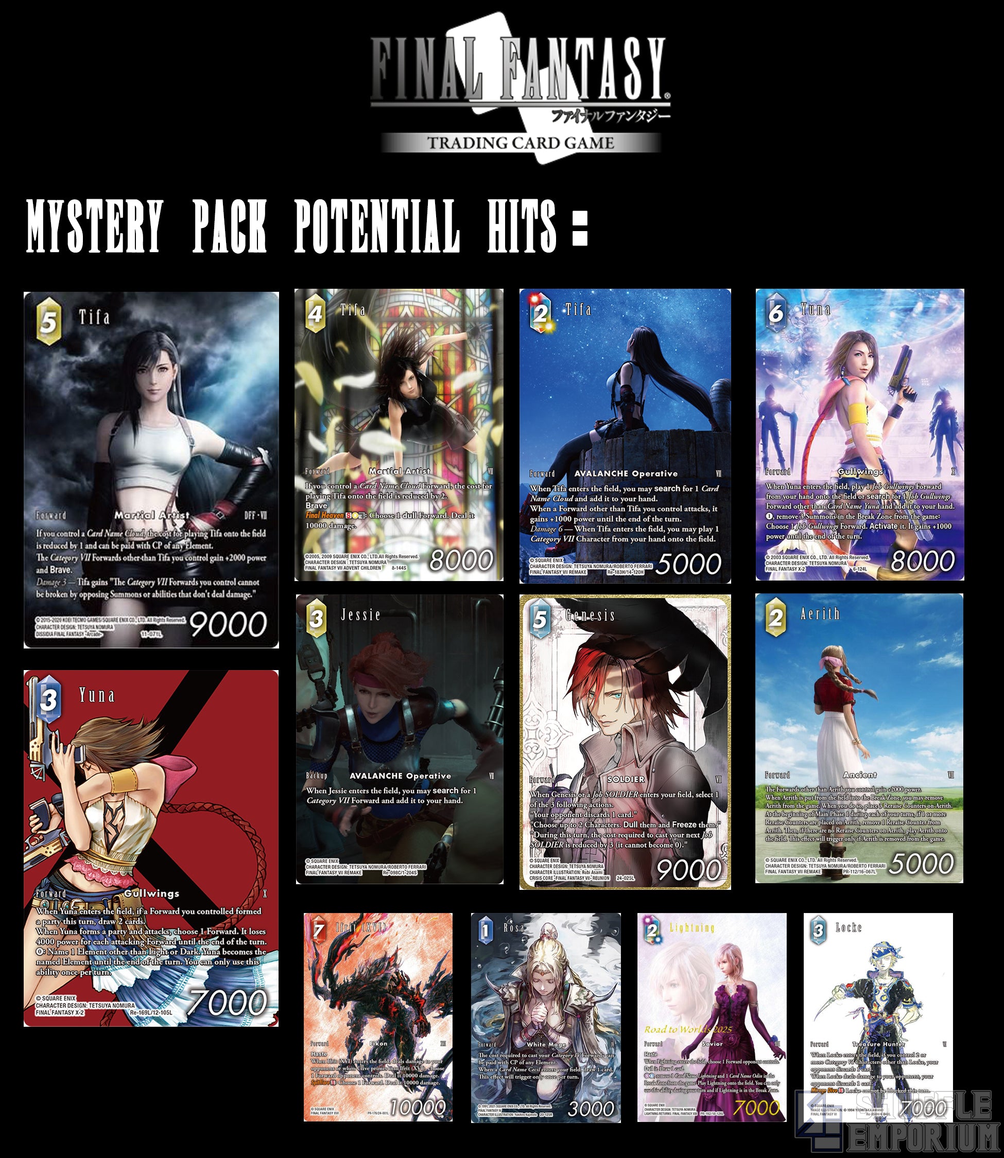 Final Fantasy TCG: Mystery Booster Packets