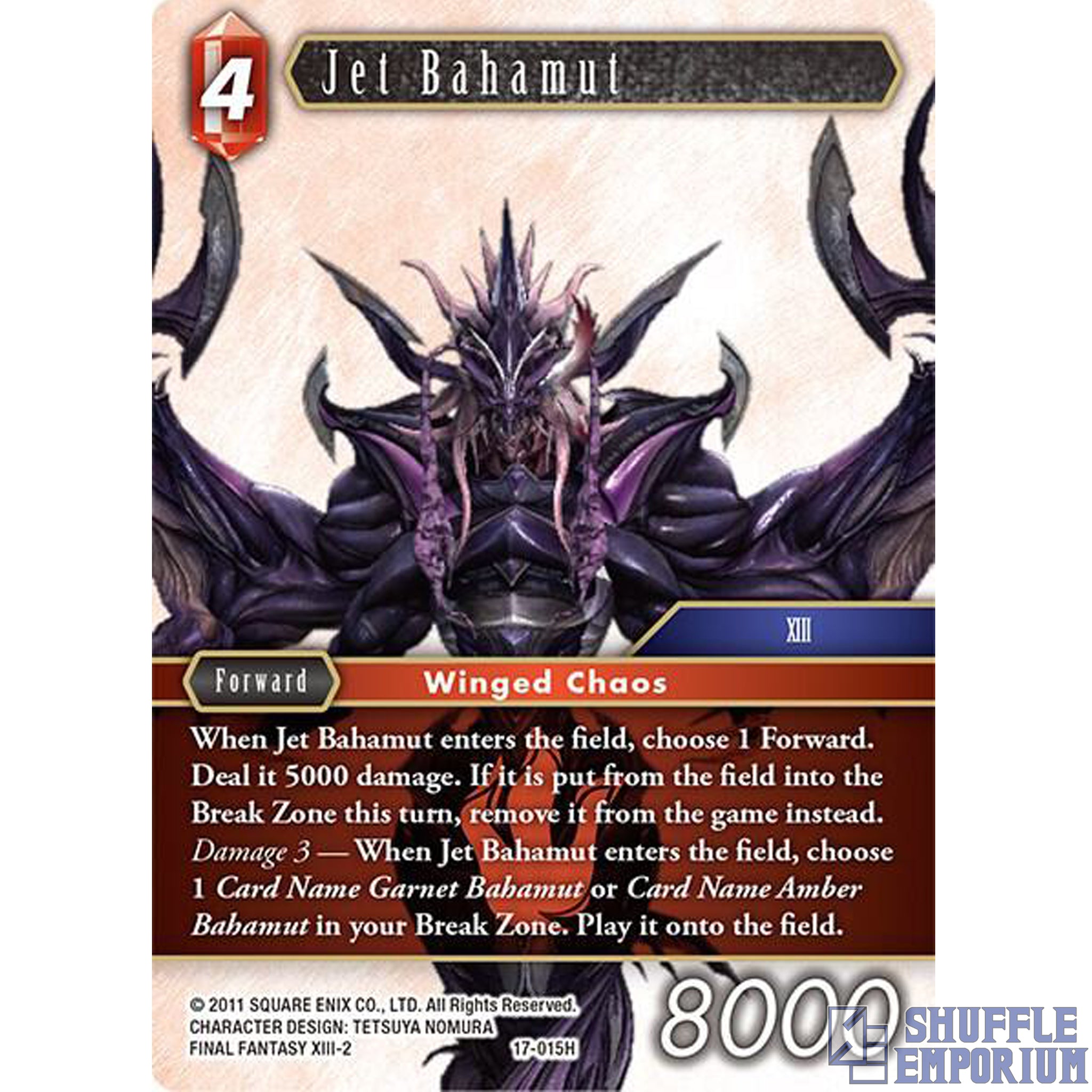 Final Fantasy TCG: Jet Bahamut [17-015H]