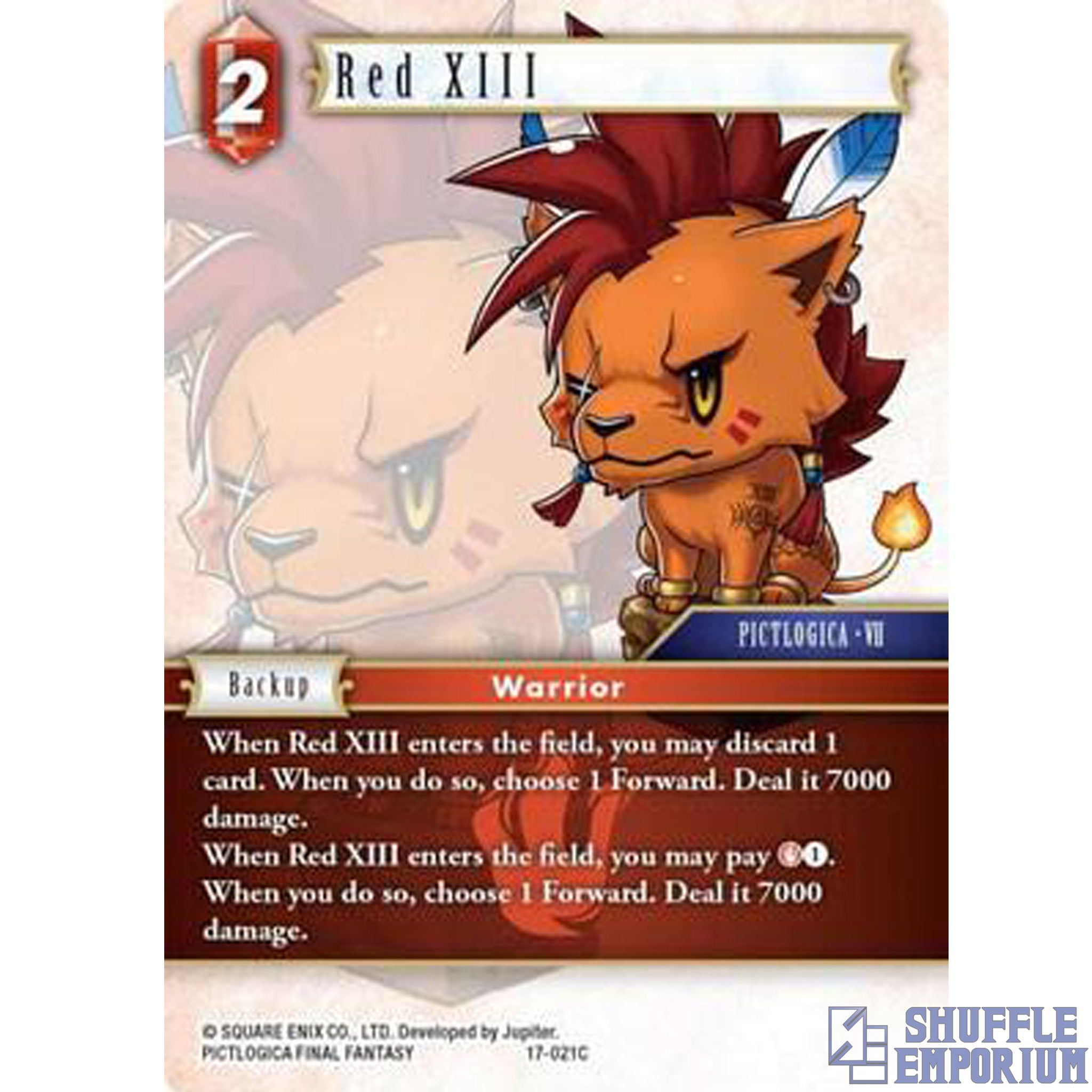 Final Fantasy TCG: Red XIII [17-021C]