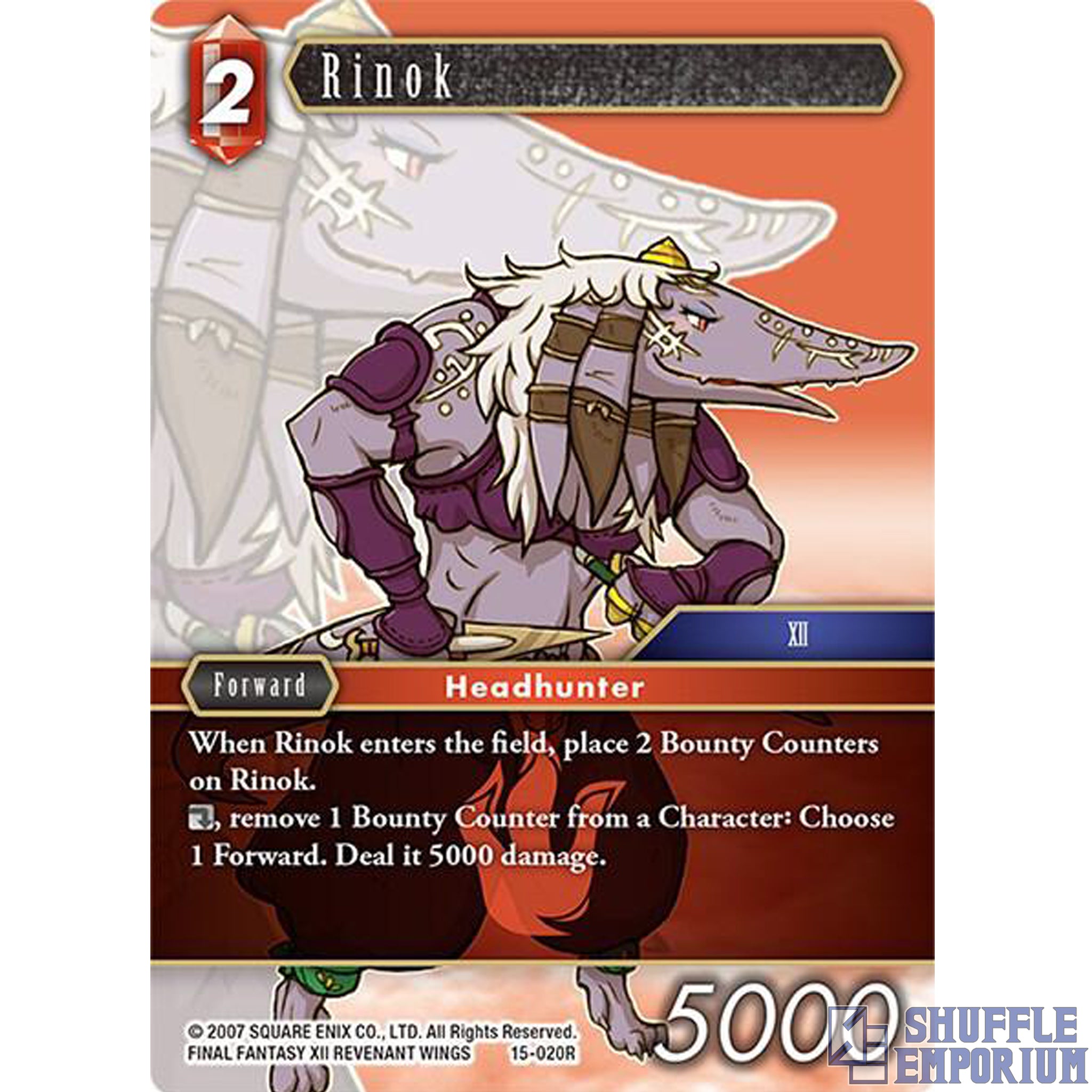 Final Fantasy TCG: Rinok [15-020R]