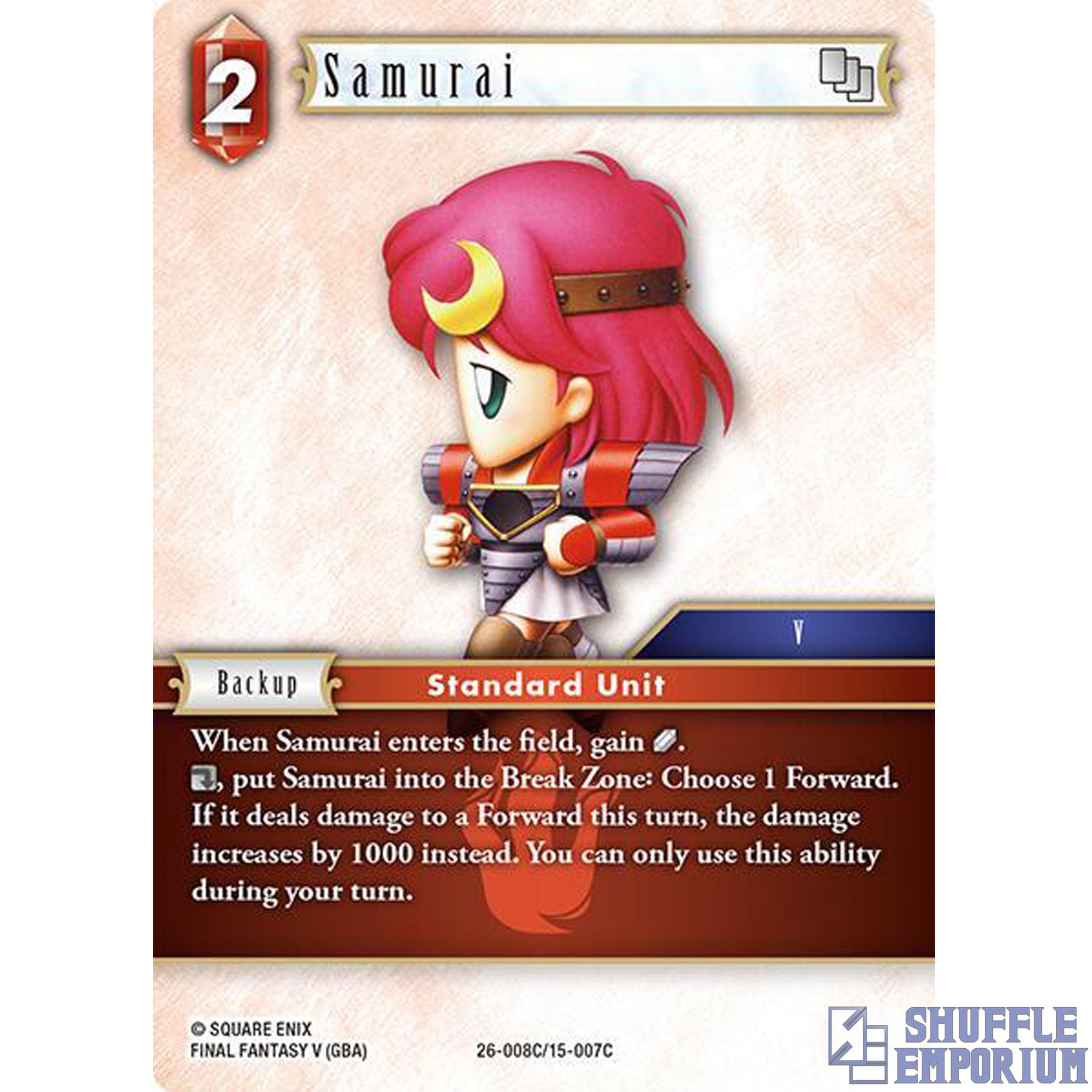 Final Fantasy TCG: Samurai [26-008C/15-007C]
