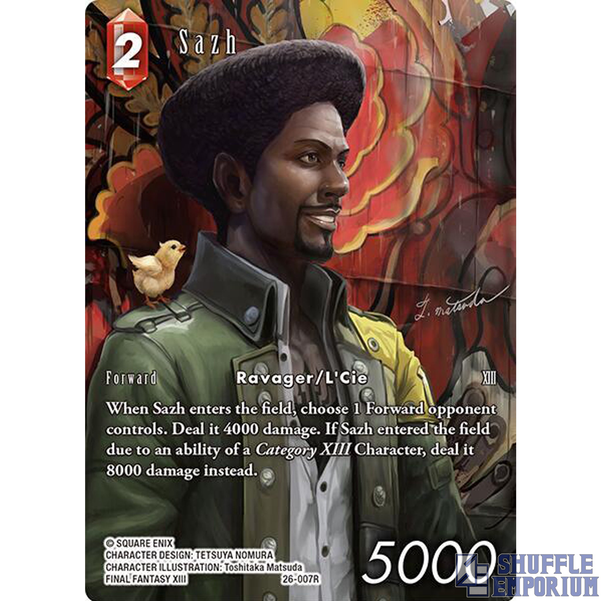 Final Fantasy TCG: Sazh (Full Art) [26-007R]