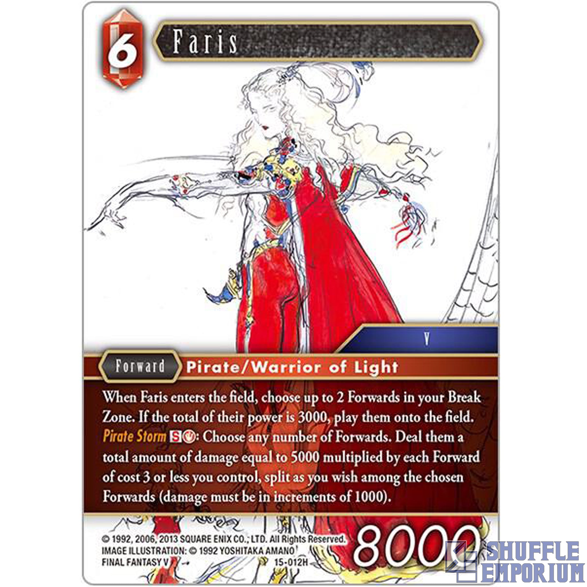 Final Fantasy TCG: Faris [15-012H]