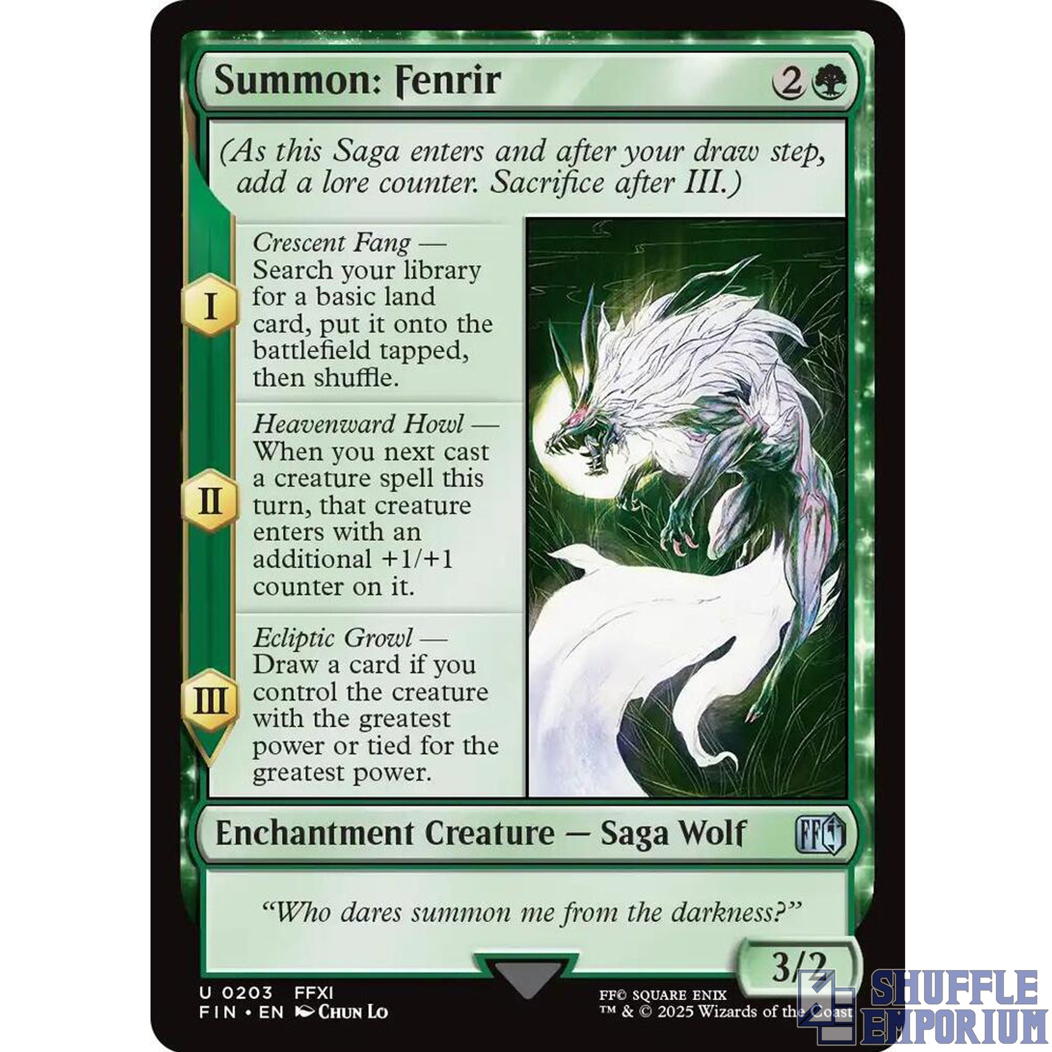 Summon: Fenrir - FINAL FANTASY (FIN)