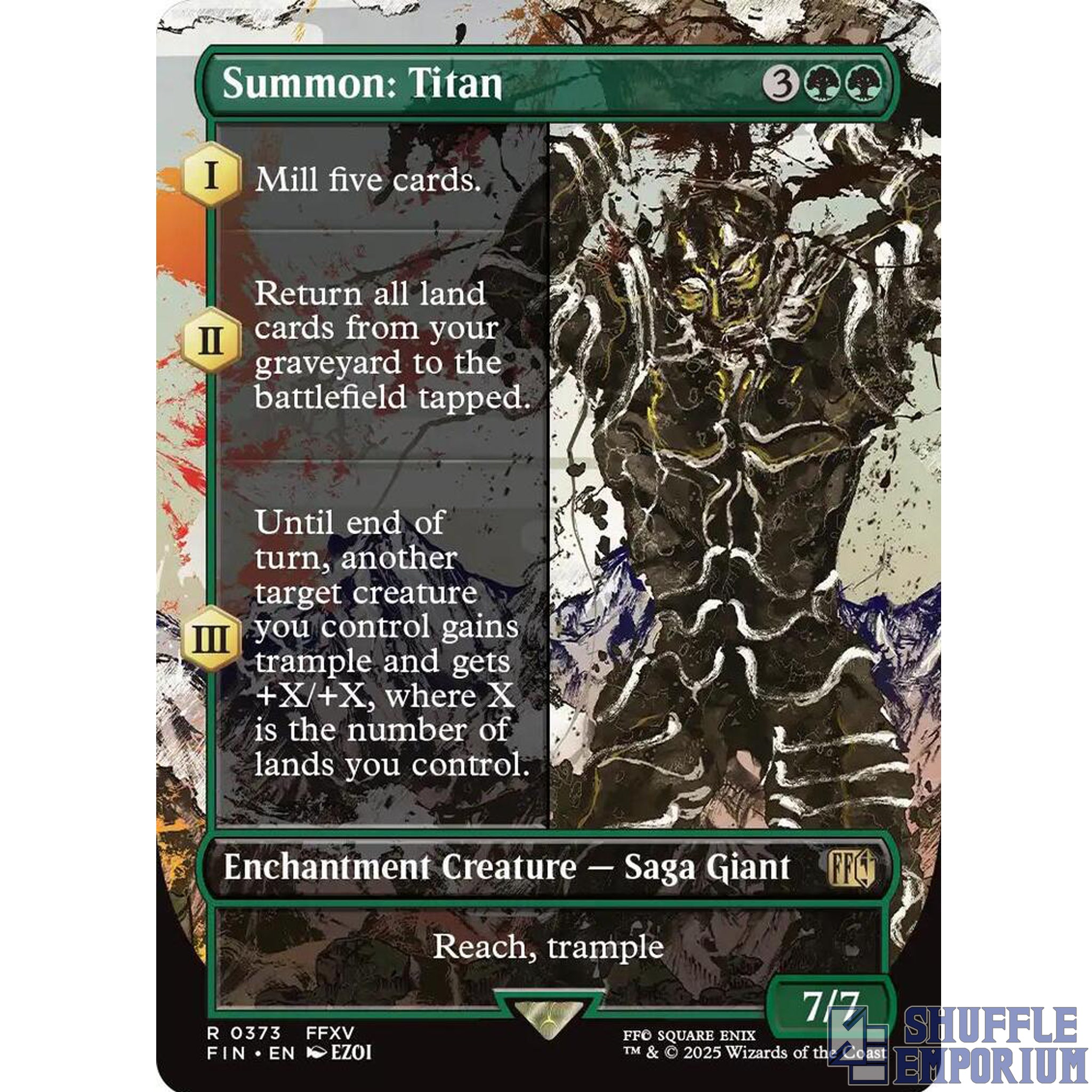 Summon: Titan (Borderless) - FINAL FANTASY (FIN)