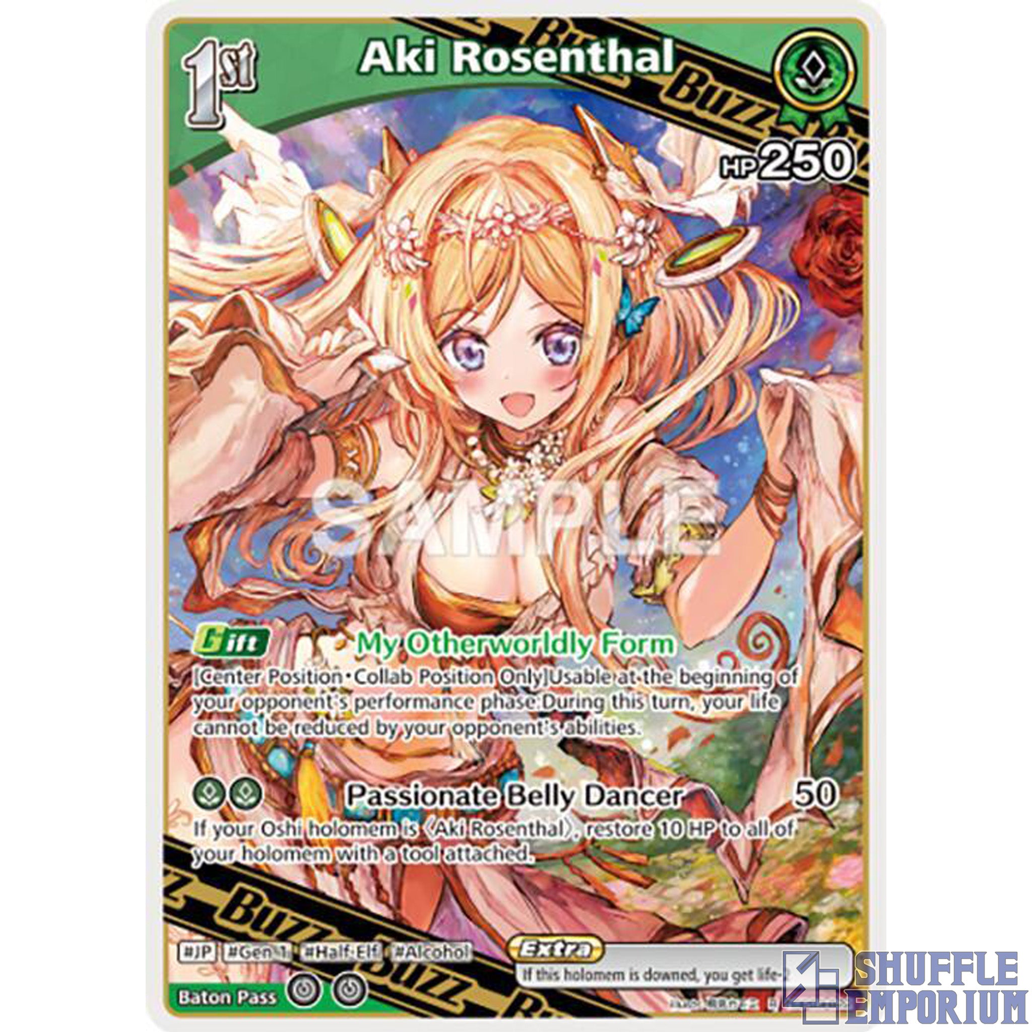 Hololive OCG: Aki Rosenthal (R) [hBP03-022]