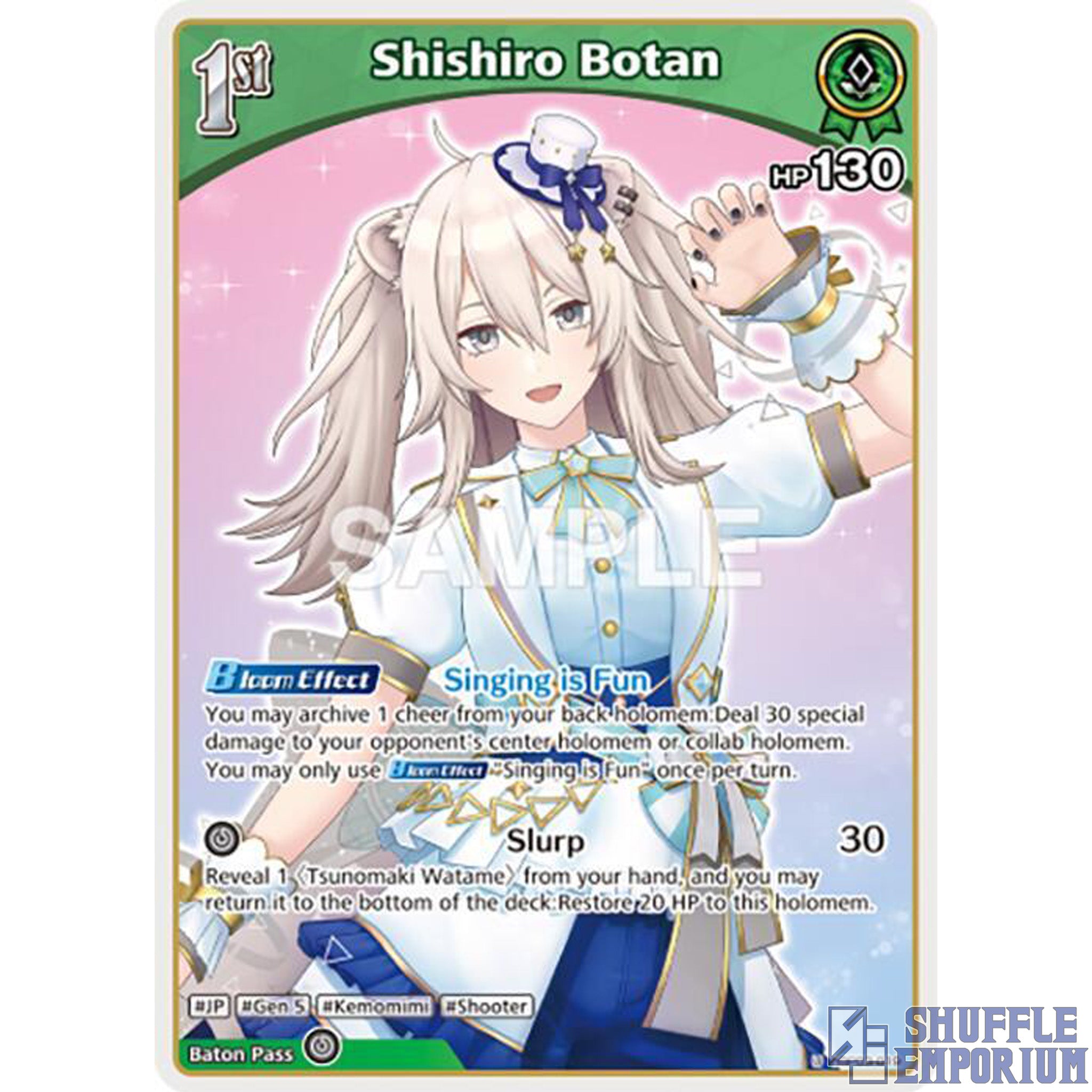 Hololive OCG: Shishiro Botan (U) [hBP03-019]