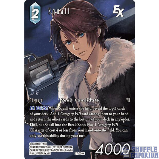 Final Fantasy TCG: Squall EX (Full Art) [27-030H]