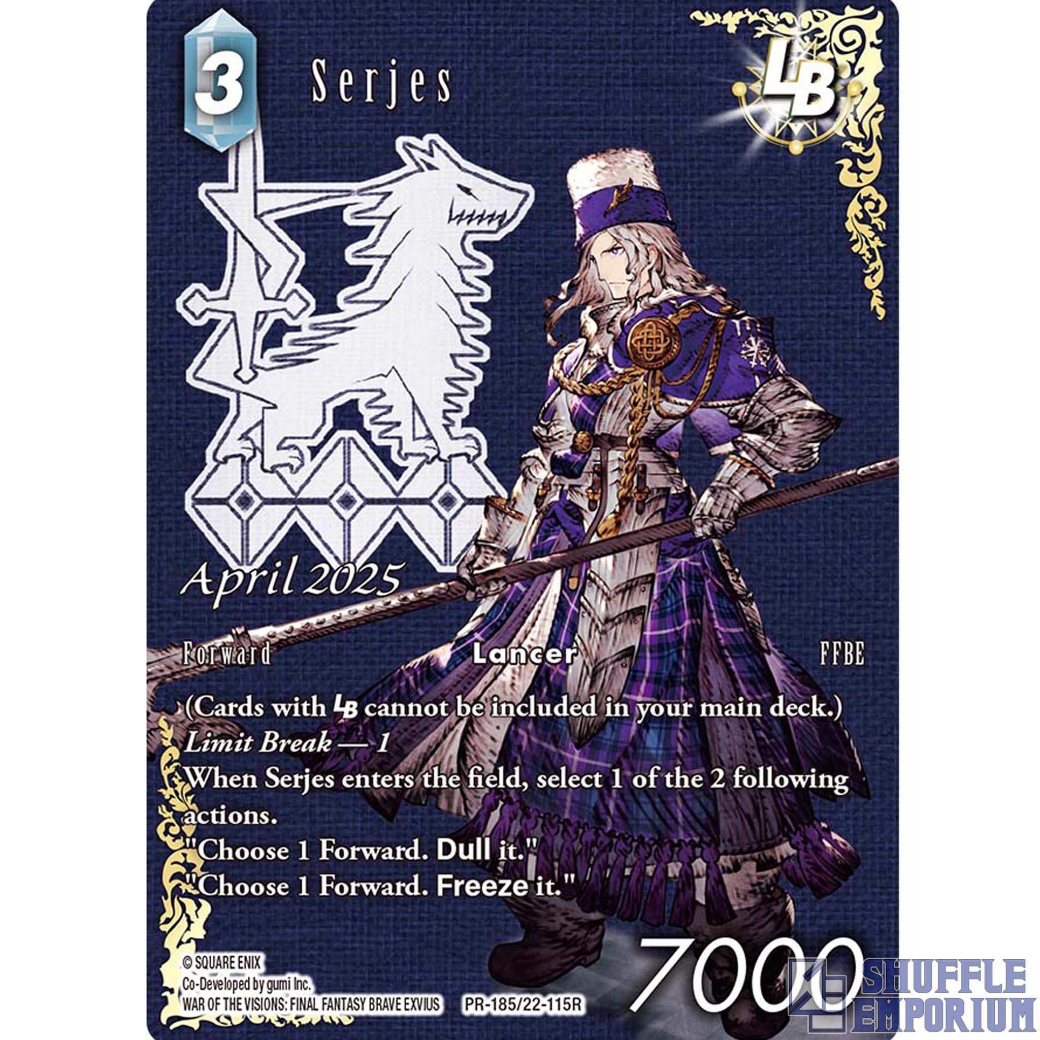 Final Fantasy TCG: Serjes LB (PR-185/22-115R) Promo