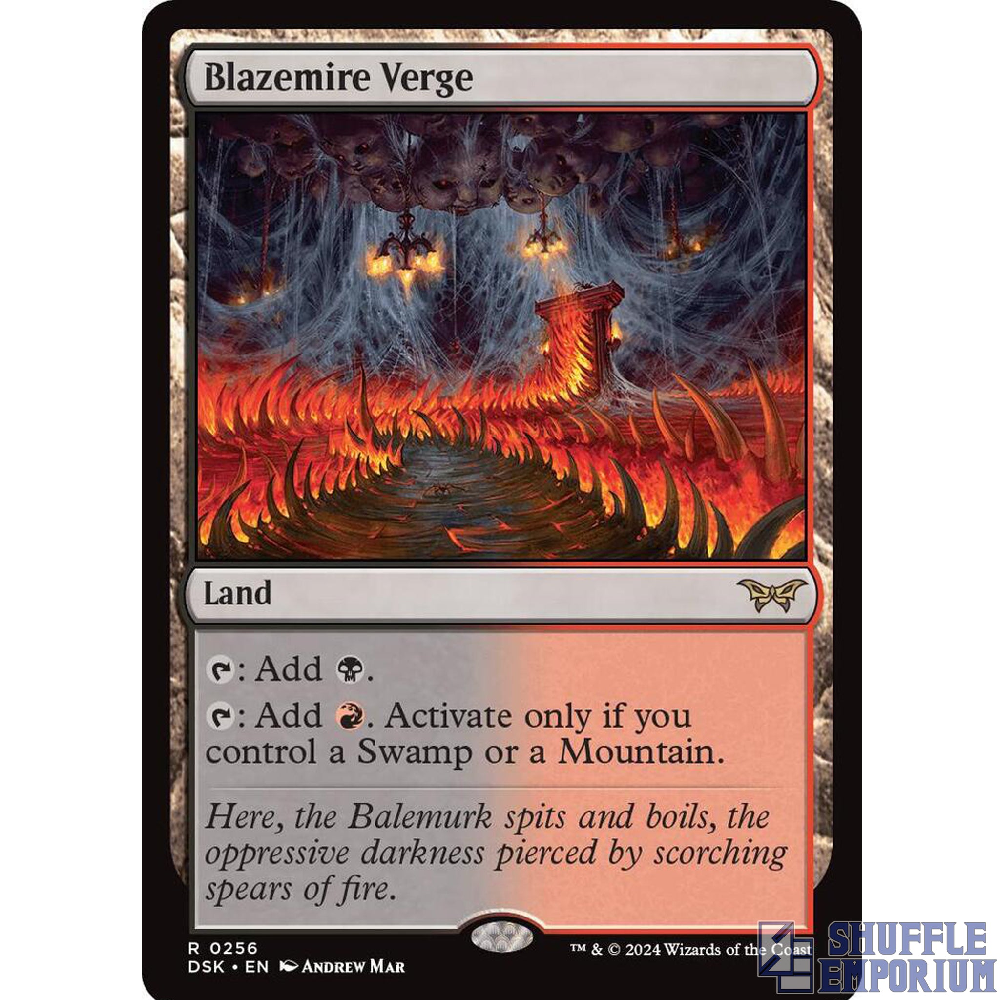 Blazemire Verge - Duskmourn: House of Horror (DSK) (Foil)