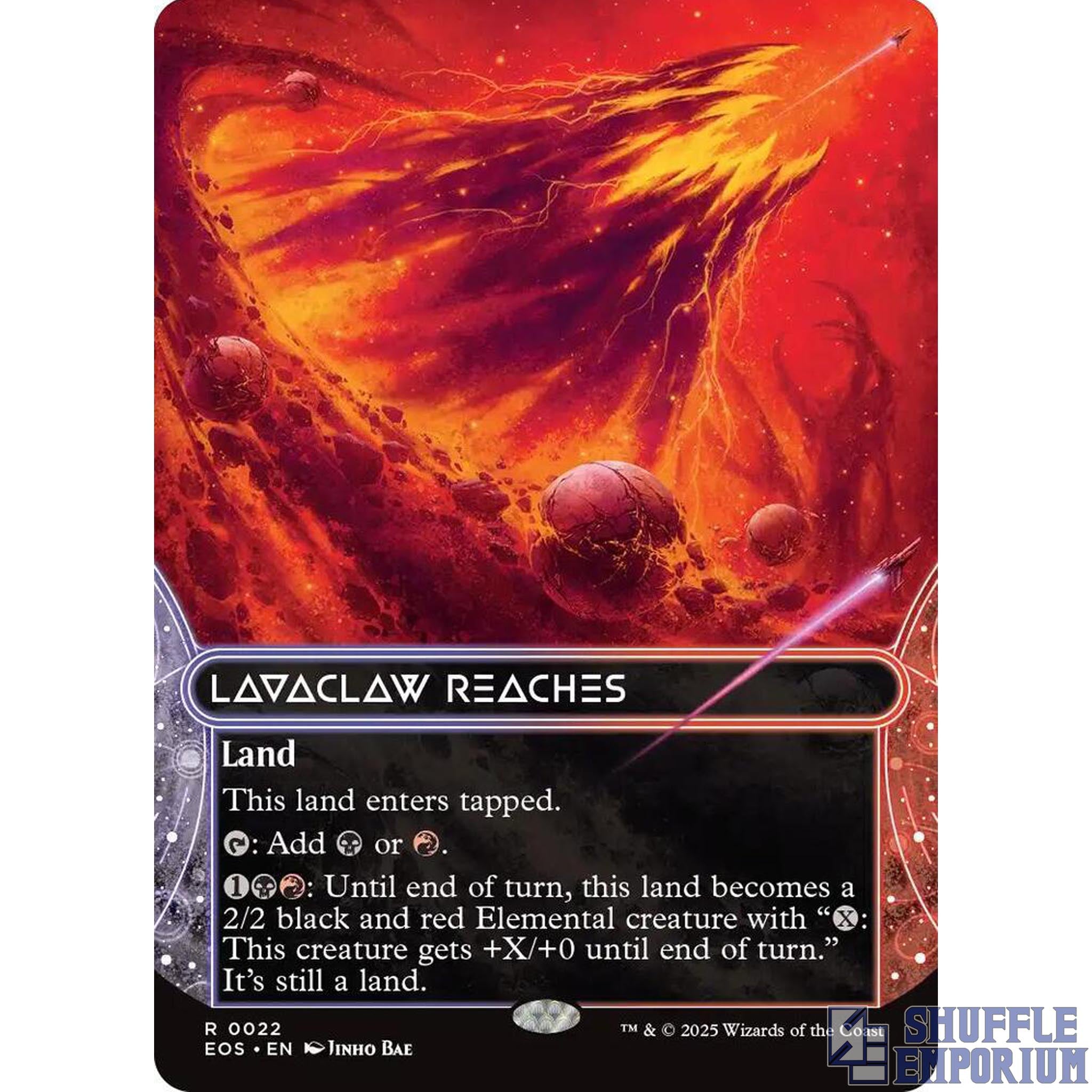 Lavaclaw Reaches (0022) (Borderless) - Edge of Eternities: Stellar Sights (EOS)