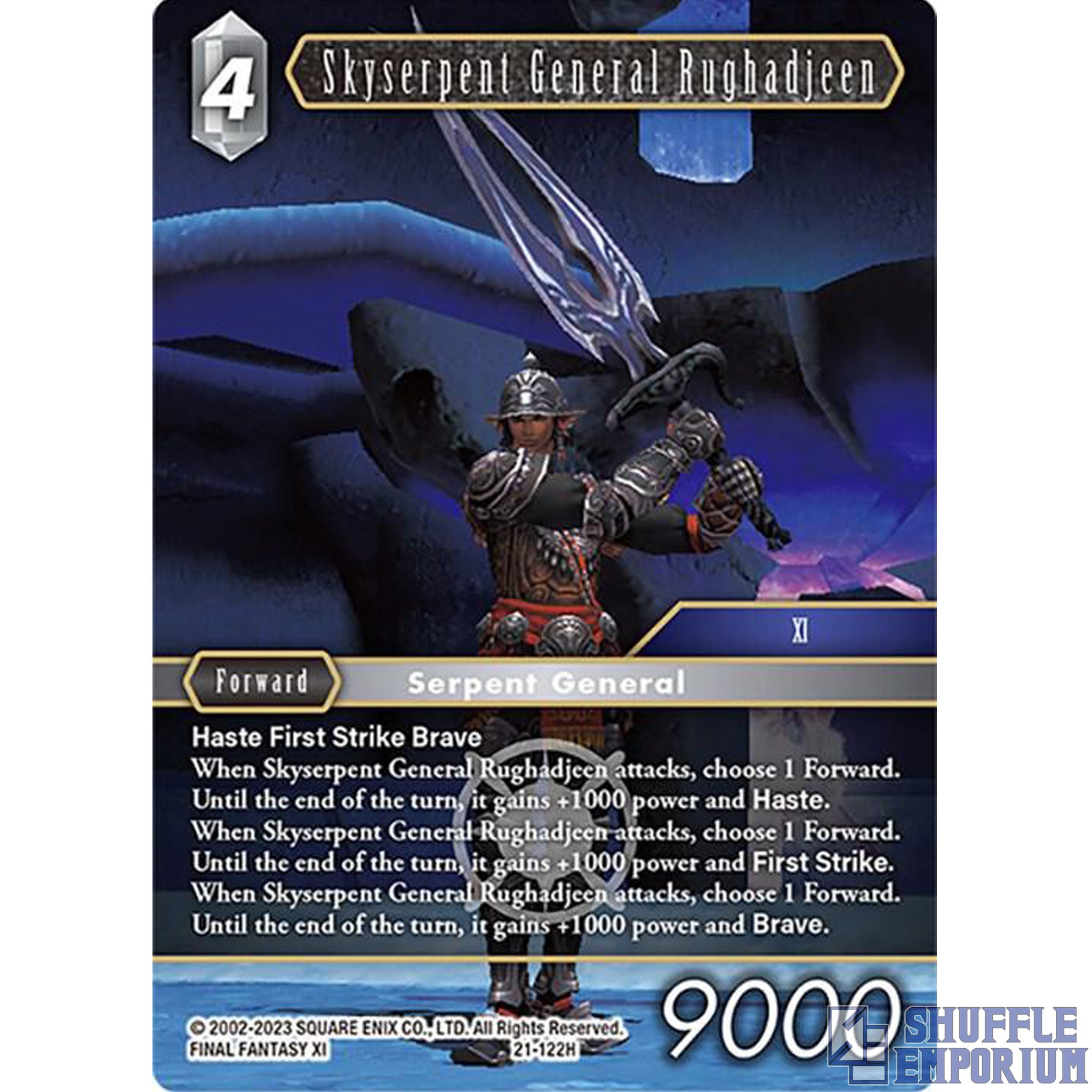 Final Fantasy TCG: Skyserpent General Rughadjeen [21-122H]