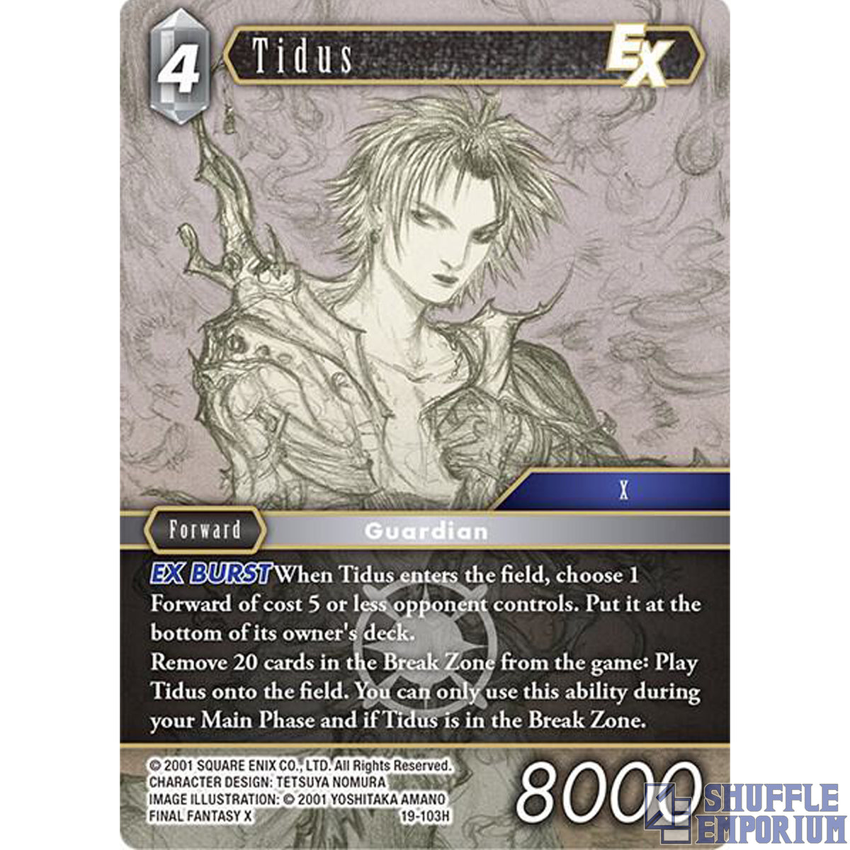 Final Fantasy TCG: Tidus [Re-177H/19-103H]