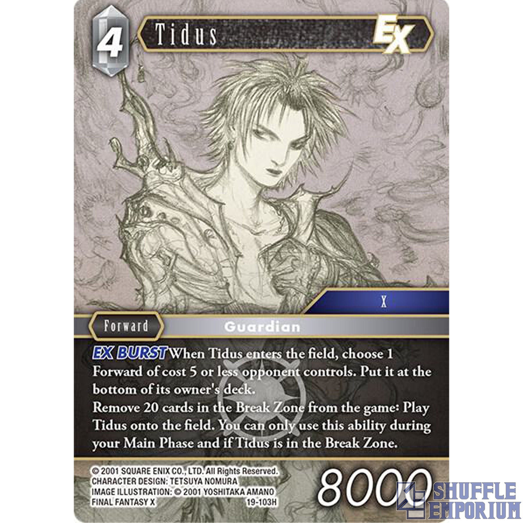 Final Fantasy TCG: Tidus [Re-177H/19-103H]
