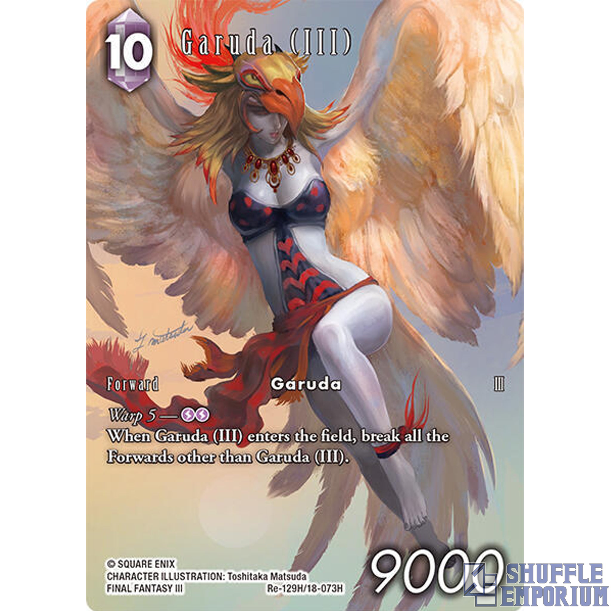 Final Fantasy TCG: Garuda (III) (Full Art) [Re-129H/18-073H]