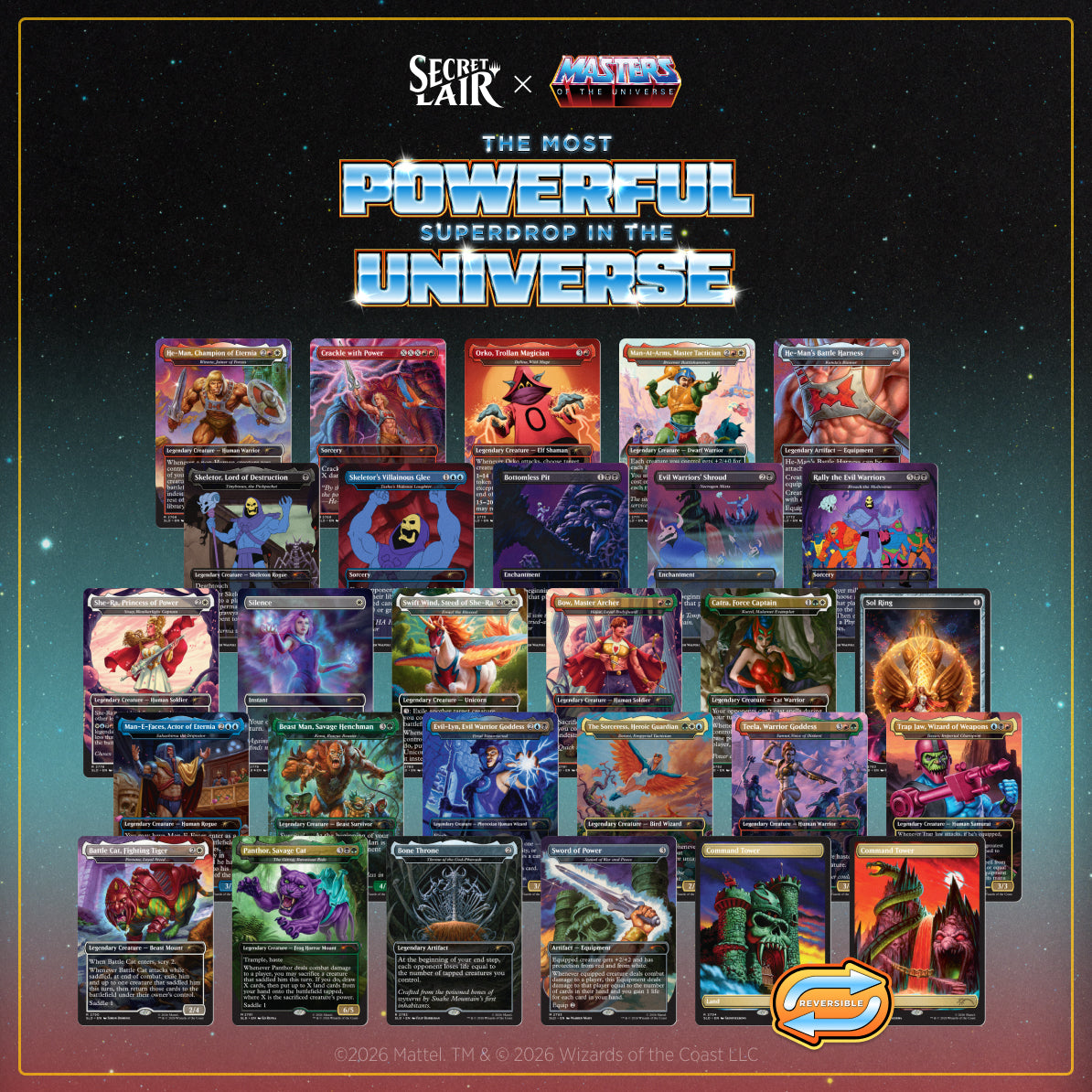 Magic the Gathering X Secret Lair | Masters of the Universe (Non-Foil)