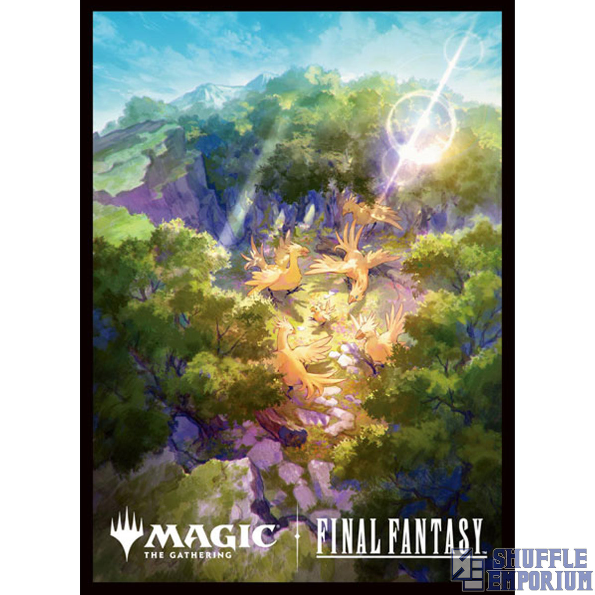 MTG: Sleeve Series Chocobo Bundle "Plains" [MFS-76] (100 Pieces)