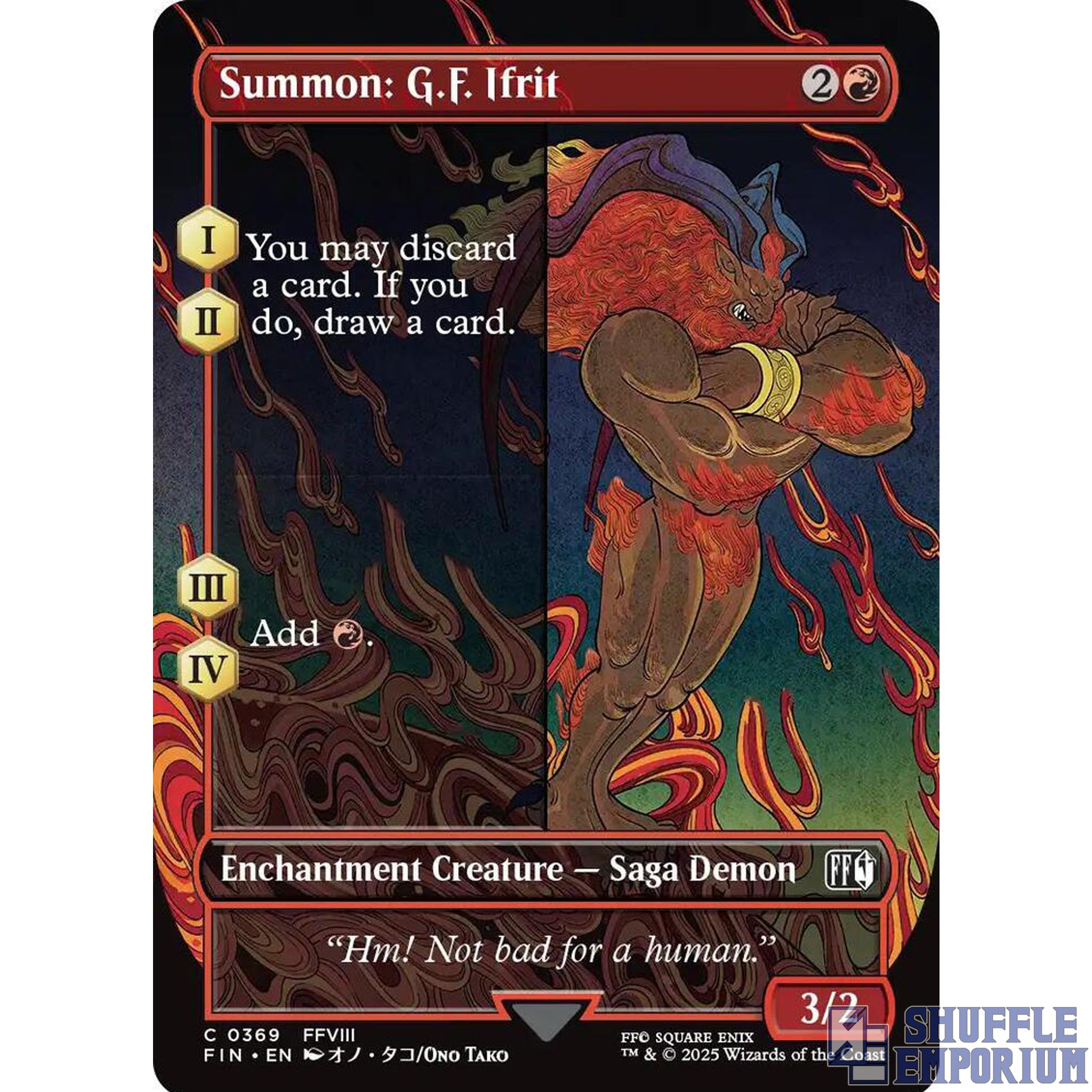 Summon: G.F. Ifrit (Borderless) - FINAL FANTASY (FIN)