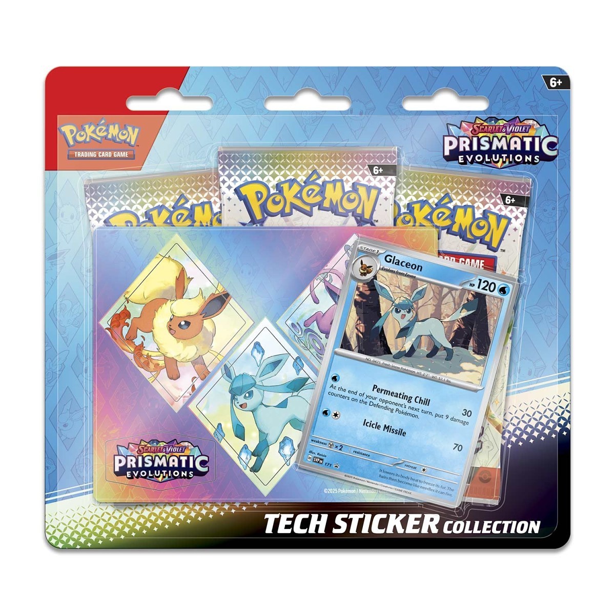 Pokemon TCG: SV - Prismatic Evolution Tech Sticker Collection "Glaceon"