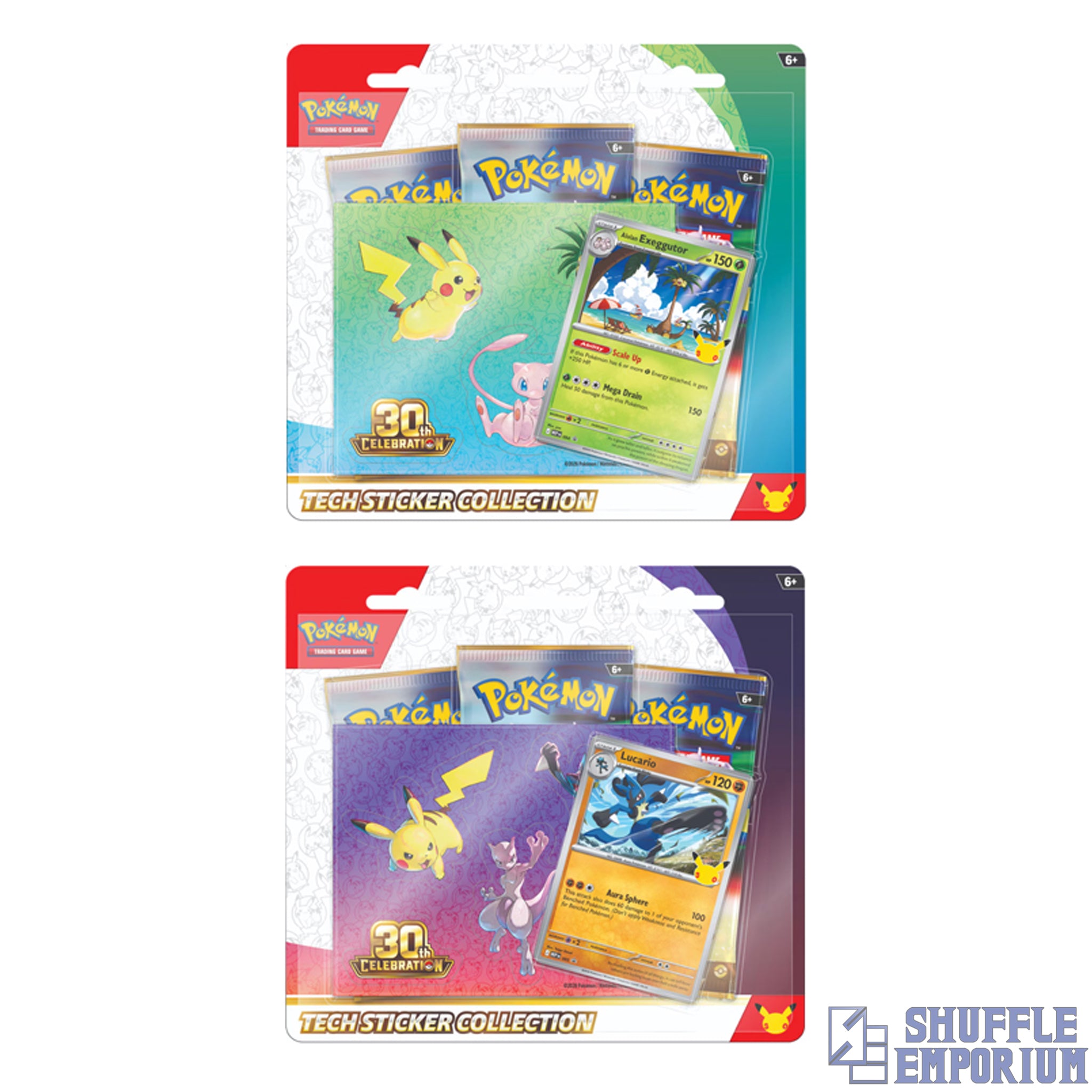 Pokemon TCG: [30th Celebration] Tech Sticker Collection Assorted