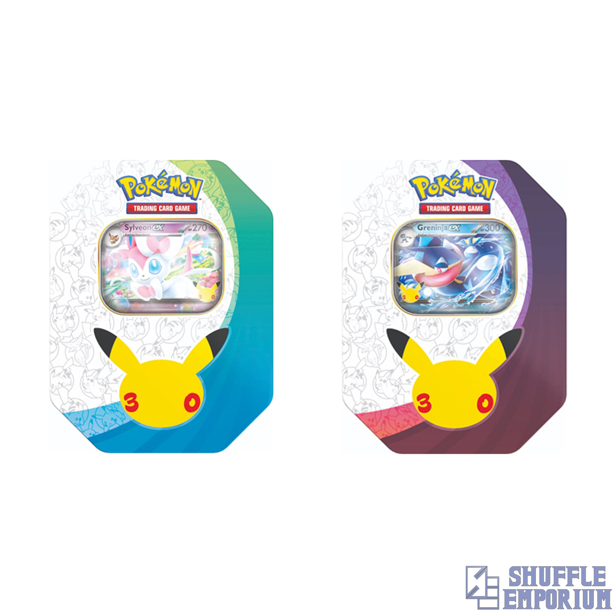Pokemon TCG: [30th Celebration] Ex Tin 4107 Assorted