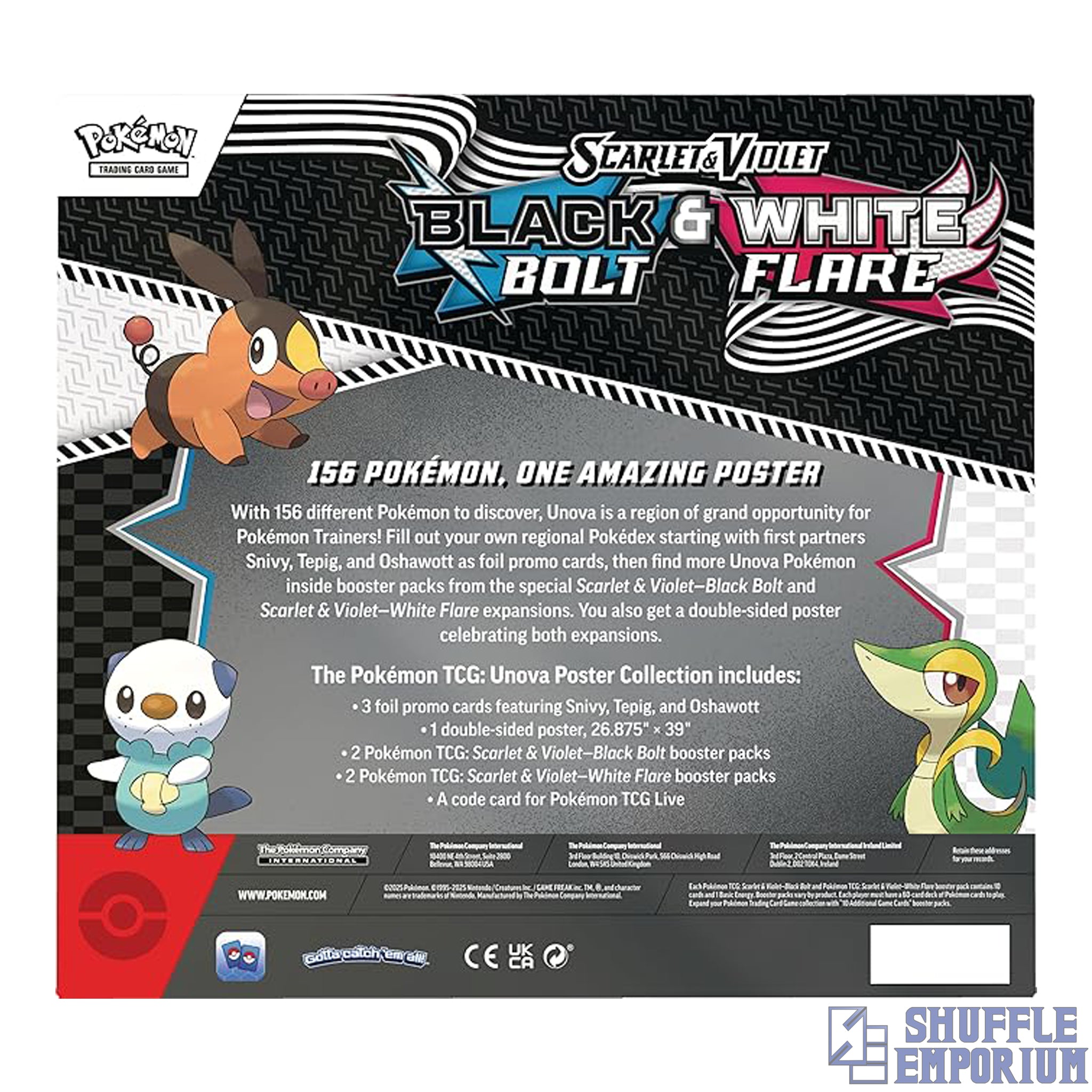 Pokemon TCG: Scarlet & Violet 10.5 Unova Poster Collection