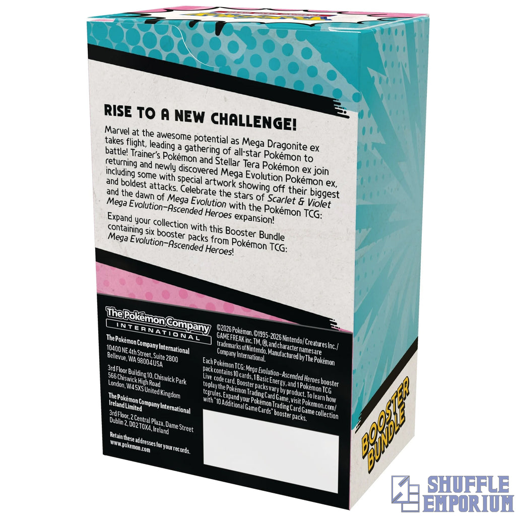 Pokemon TCG: [ME2.5] "Ascended Heroes" Booster Bundle Case