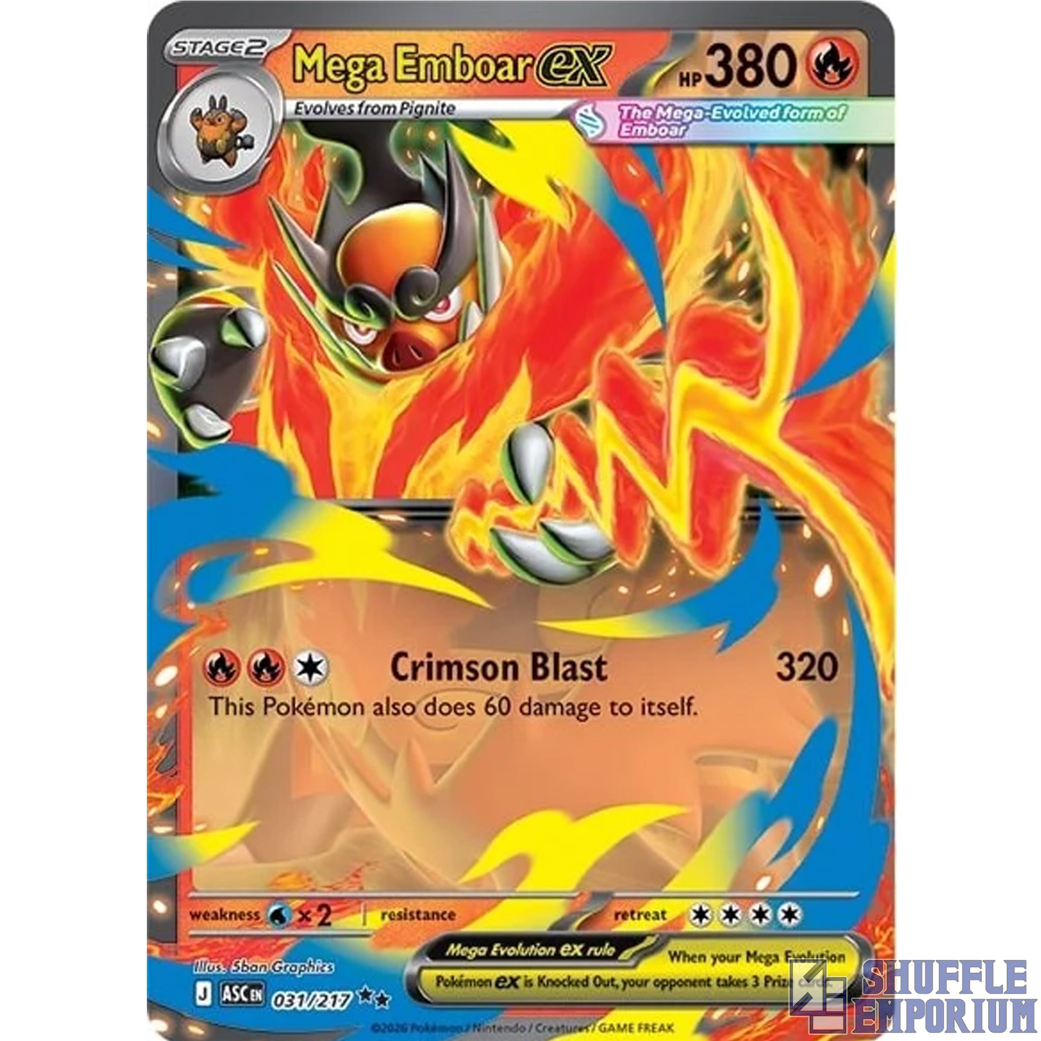 Pokemon TCG: [ME2.5] "Ascended Heroes" Ex Box