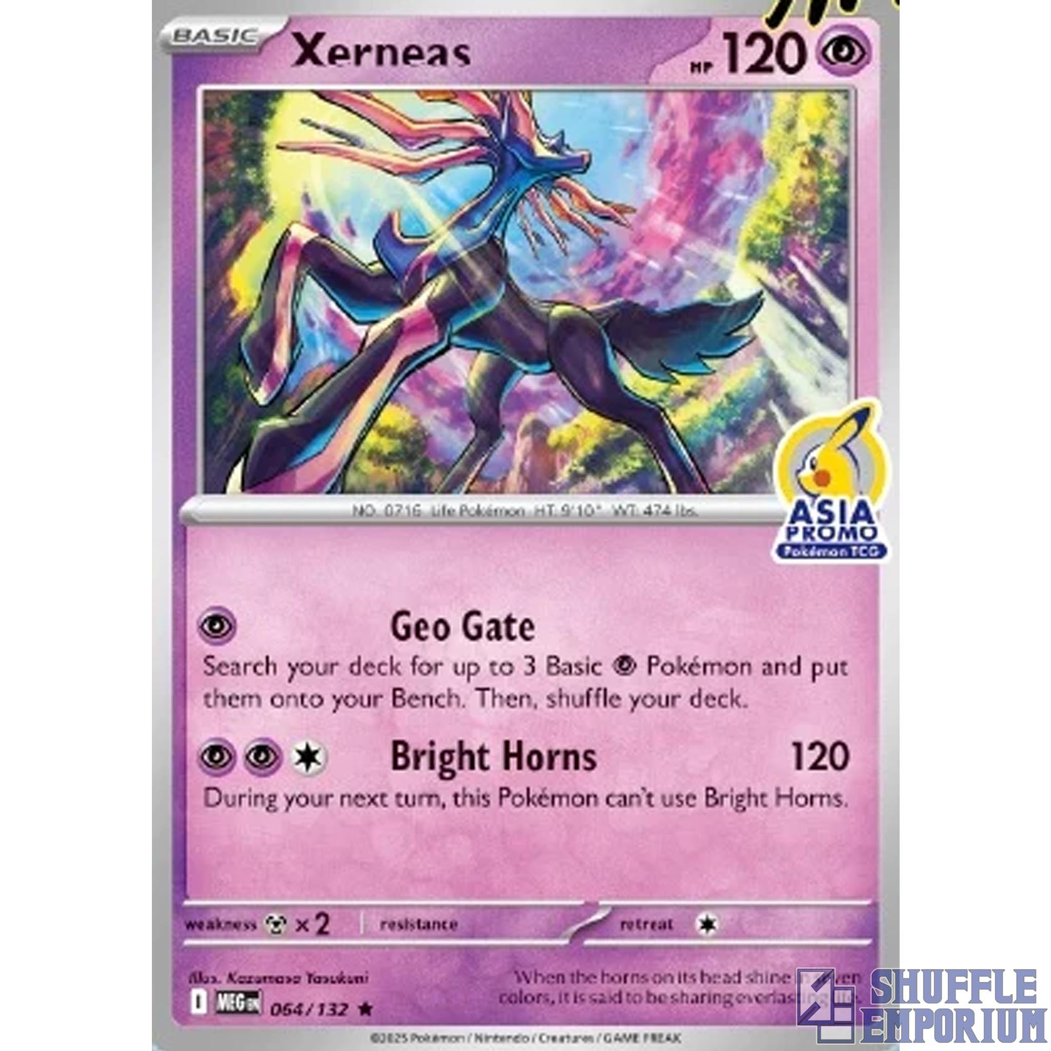 Pokemon TCG: Xerneas MEG EN "Asia Promo" [064/132]