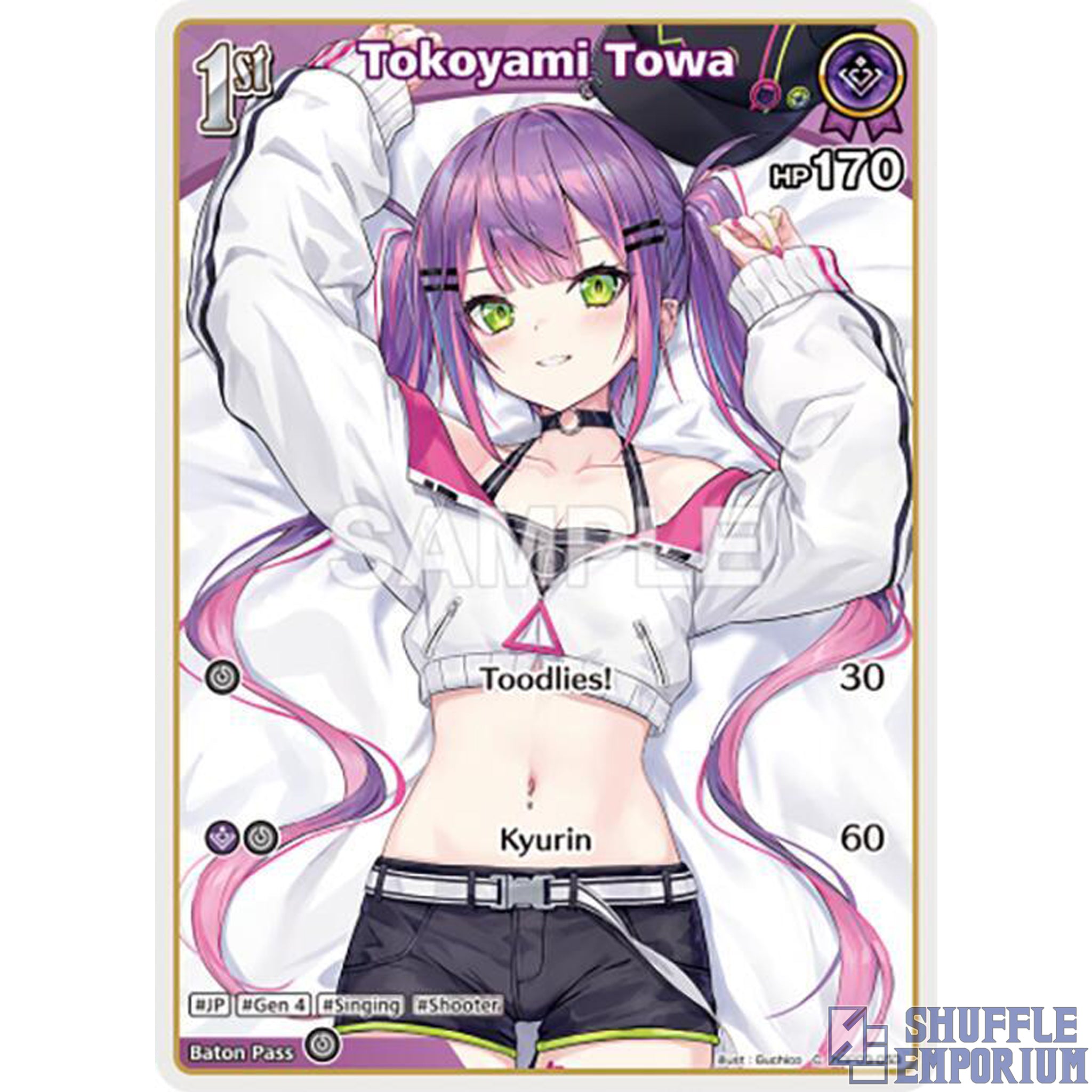 Hololive OCG: Tokoyami Towa (C) [hBP03-053]