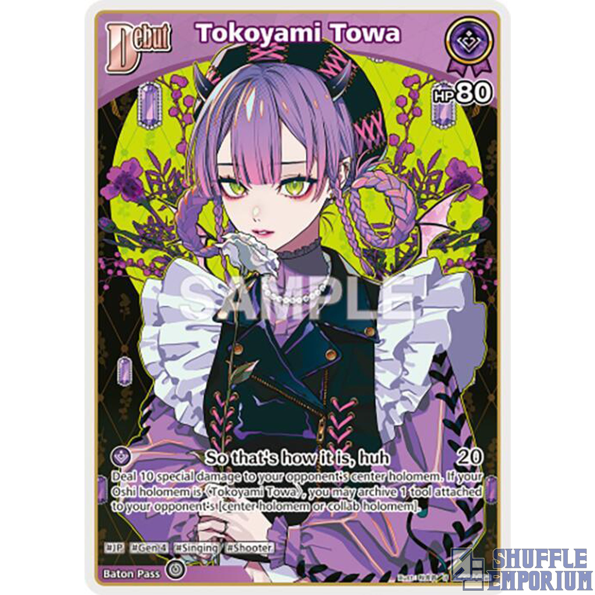 Hololive OCG: Tokoyami Towa (U) [hBP03-052]