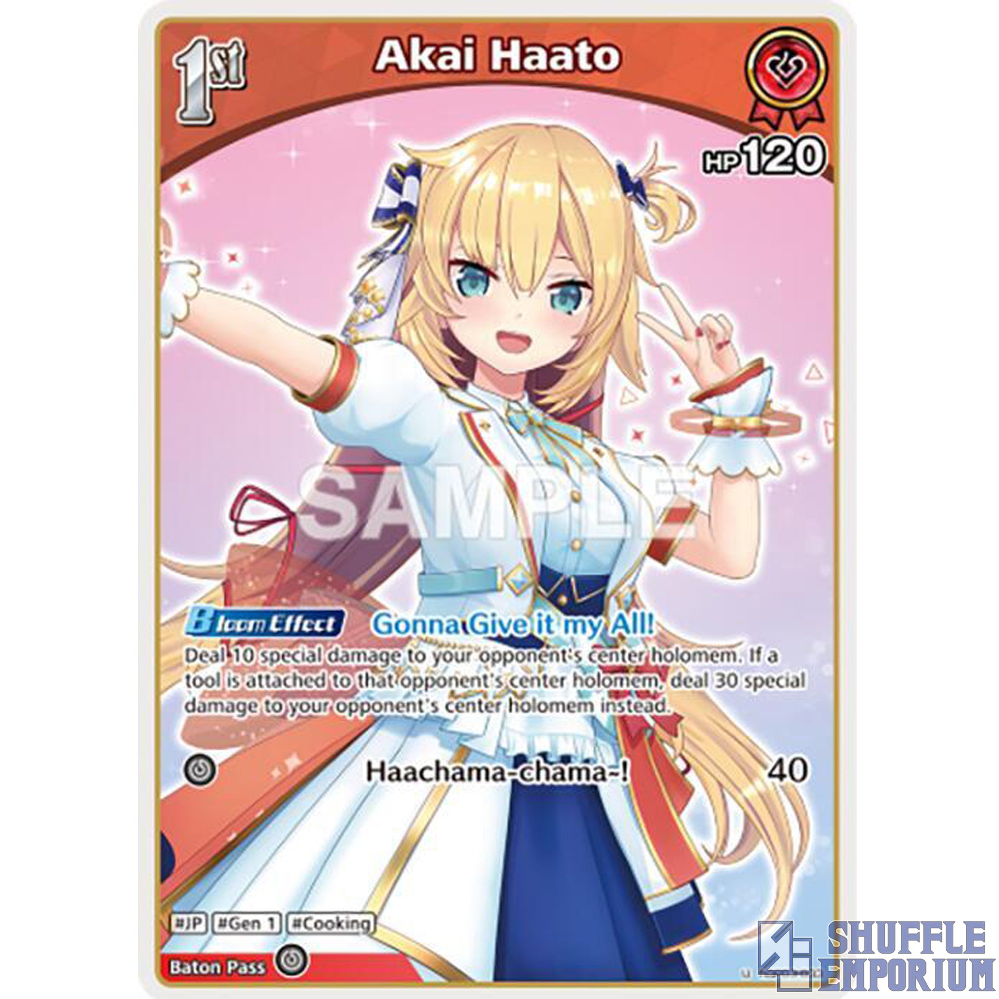 Hololive OCG: Akai Haato (U) [hBP03-033]