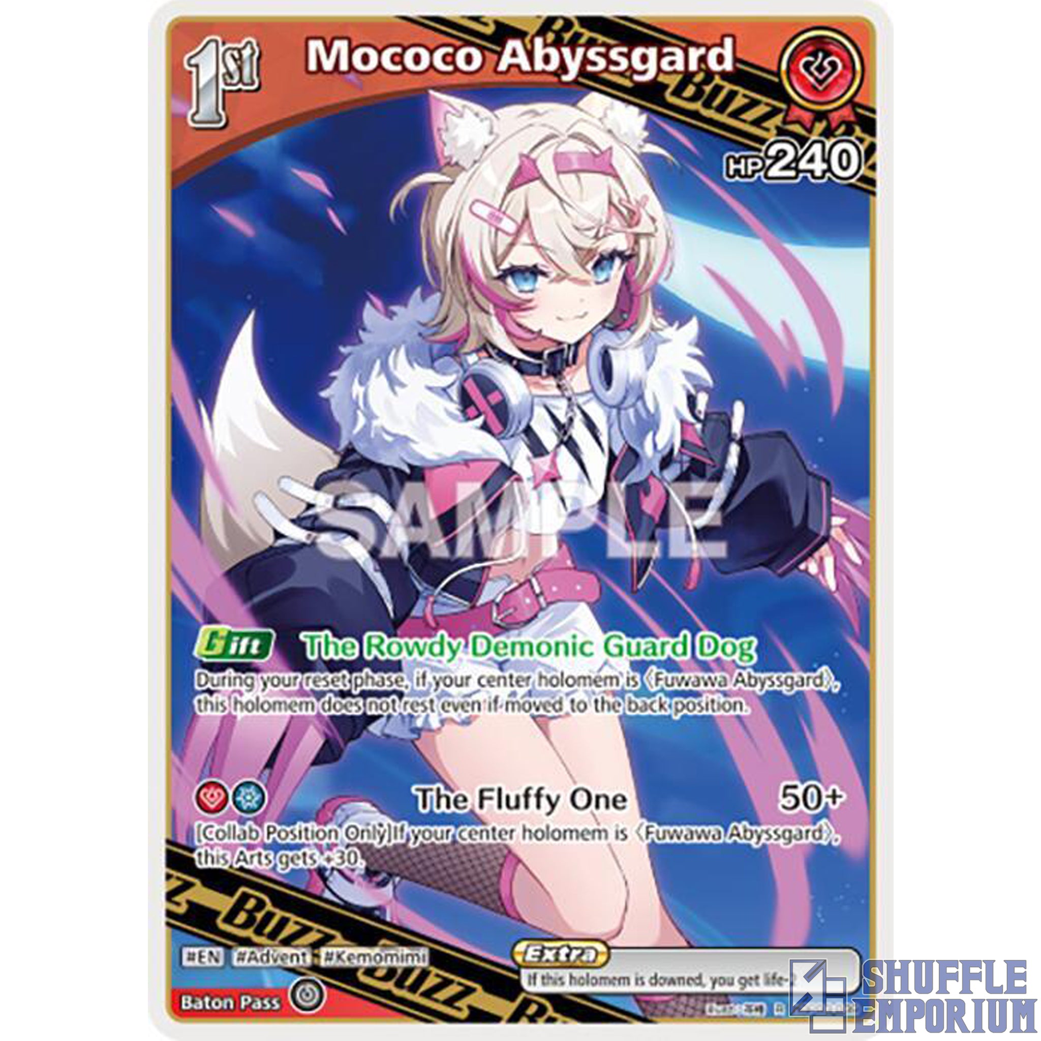 Hololive OCG: Mococo Abyssgard (R) [hBP03-039]