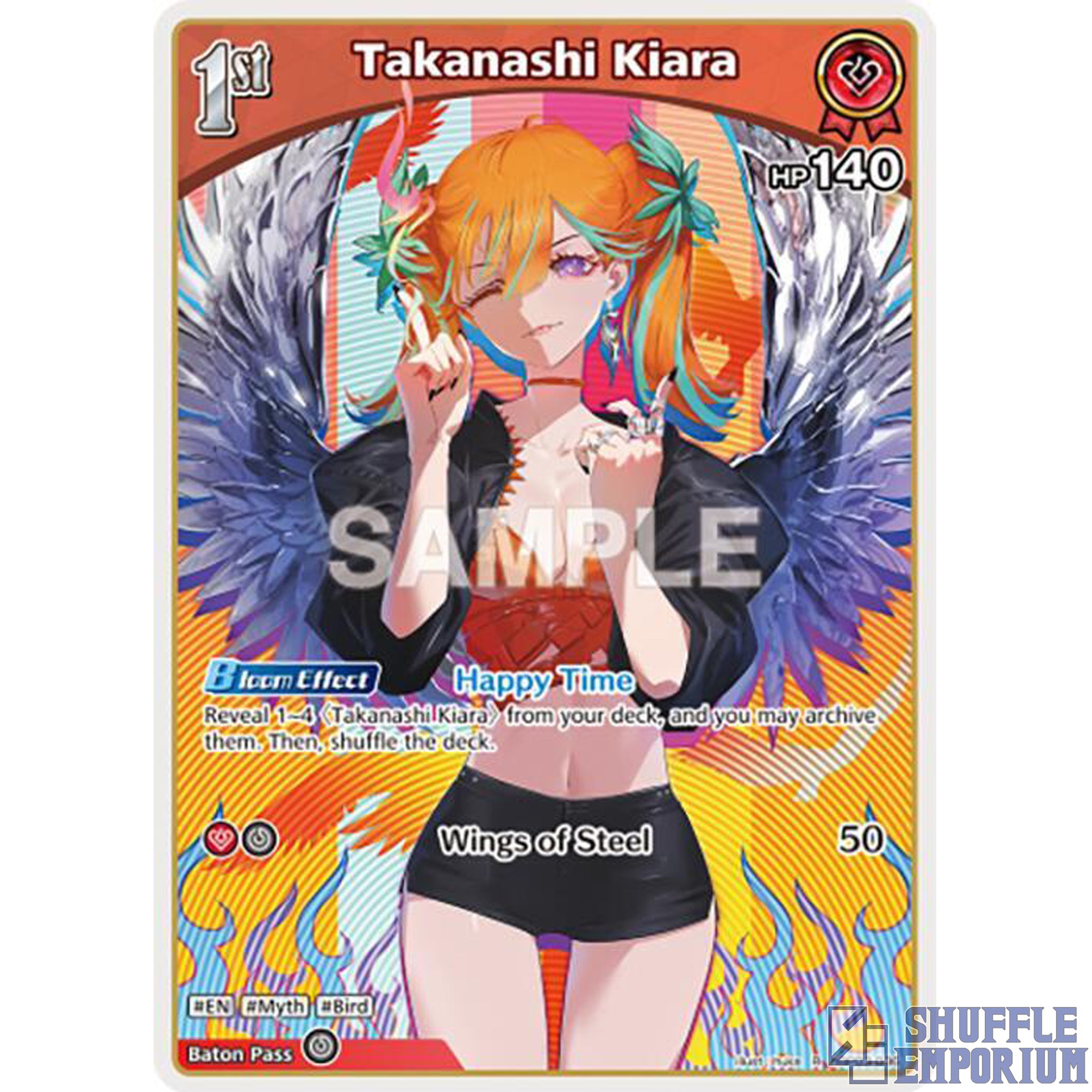 Hololive OCG: Takanashi Kiara (R) [hBP03-036]