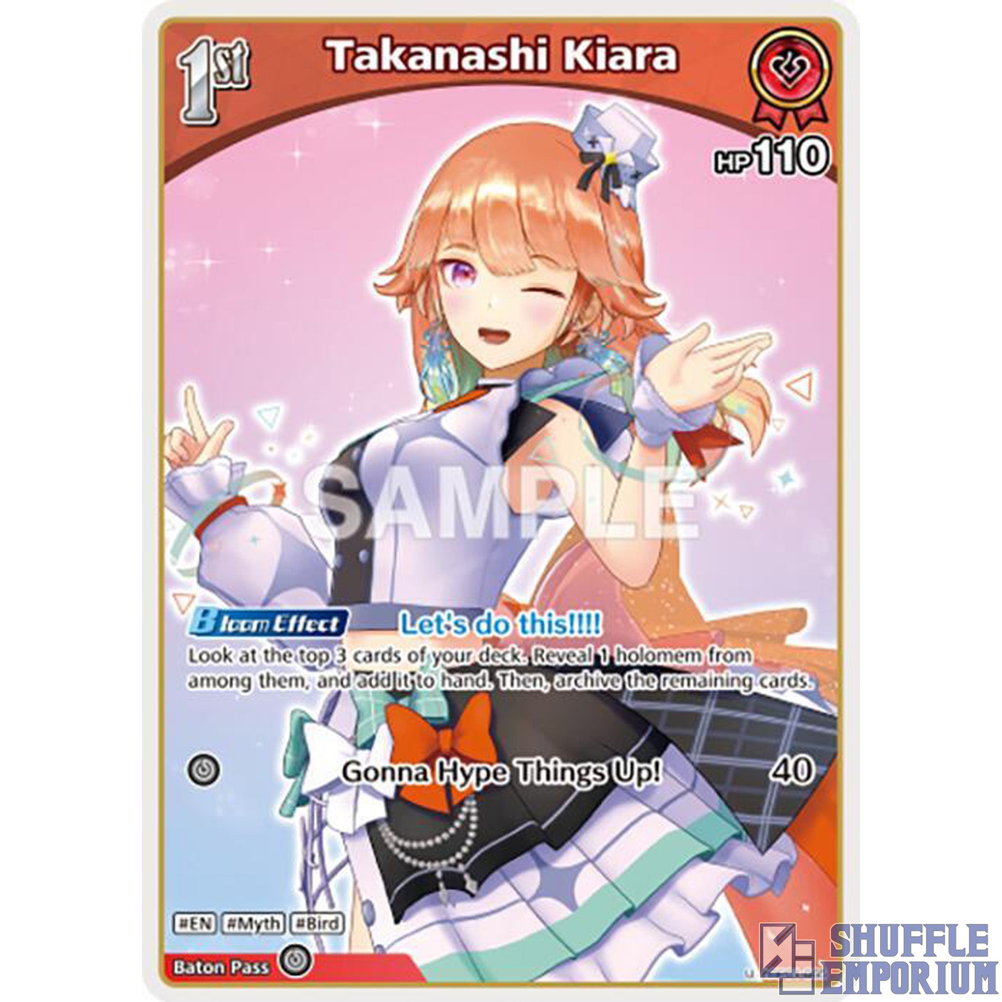 Hololive OCG: Takanashi Kiara (U) [hBP01-065]