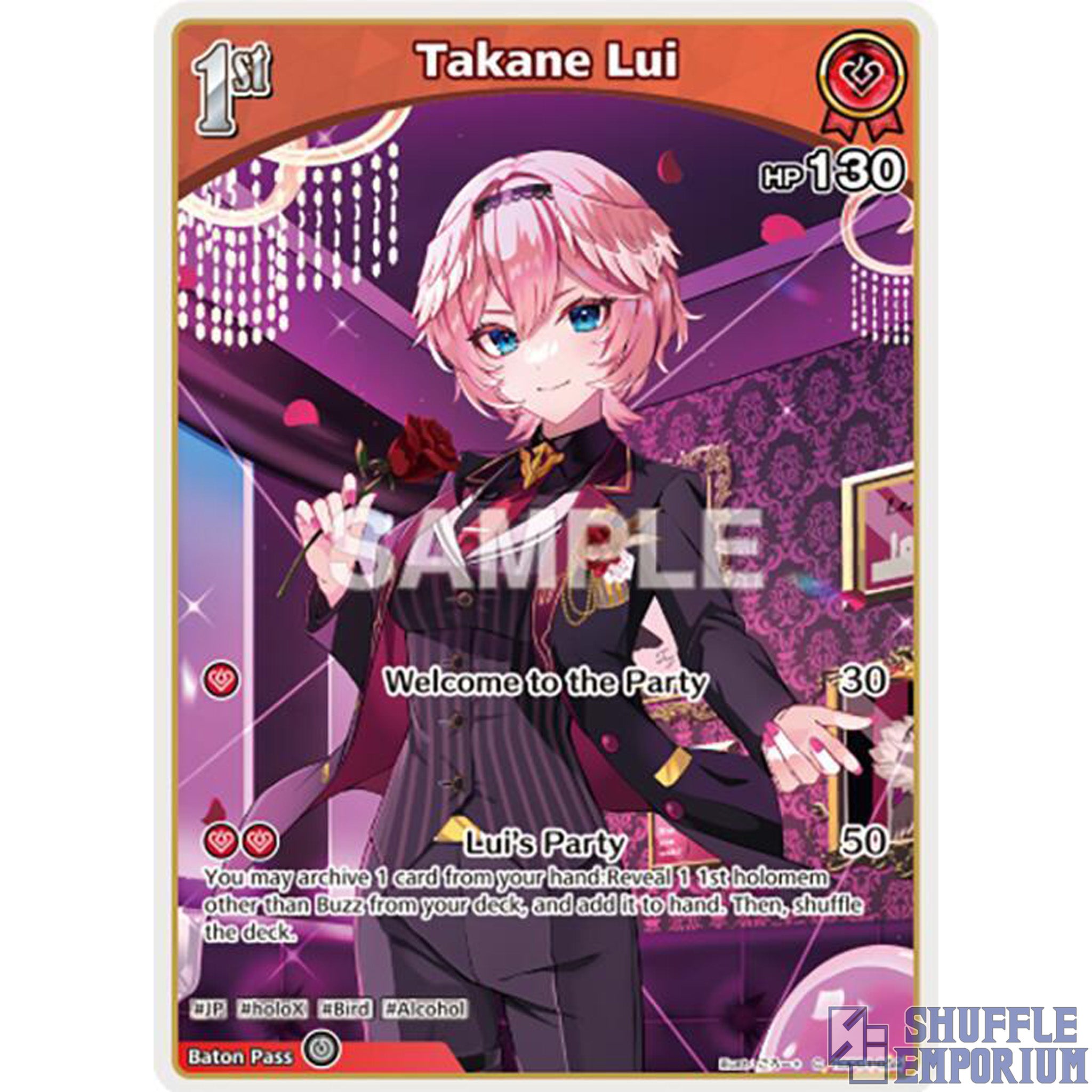 Hololive OCG: Takane Lui (C) [hBP01-059]